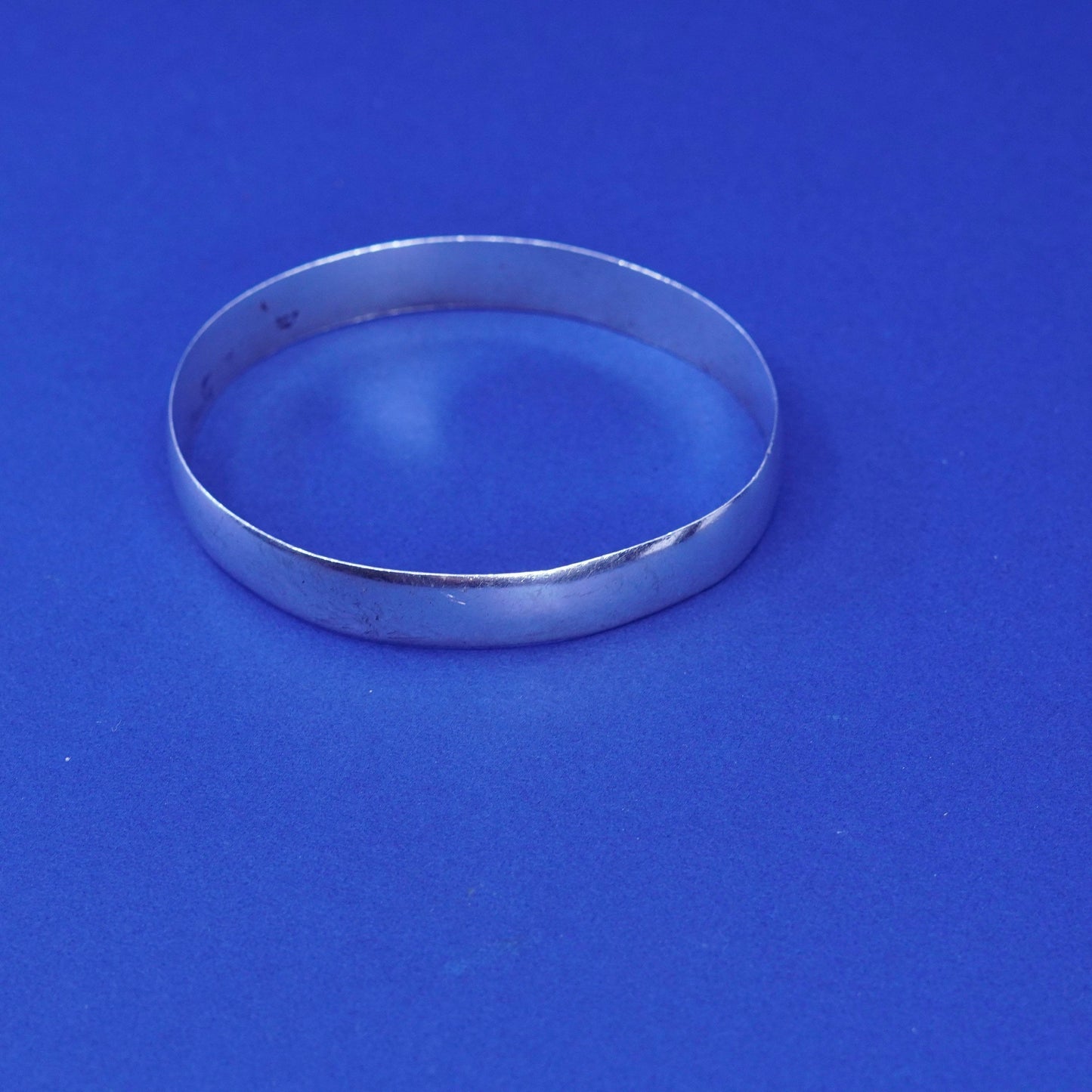 7.5”, vintage sterling silver handmade bracelet, 925 bangle, Silver tested