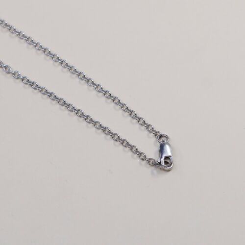 15”, Judith Jack 925 Sterling Silver Circle Chain Necklace W/ Marcasite Pendant
