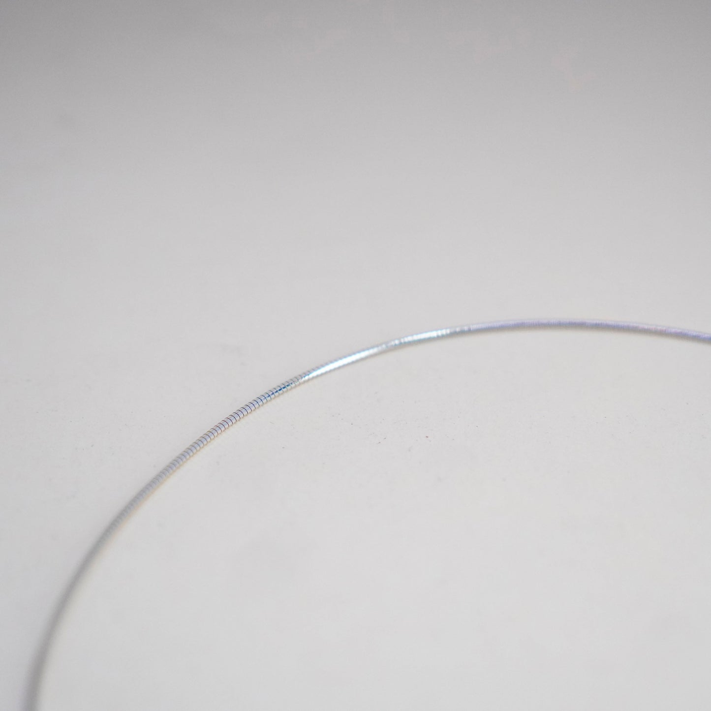 18”, 1mm, Vintage sterling silver snake chain, fine Italy 925 silver chain