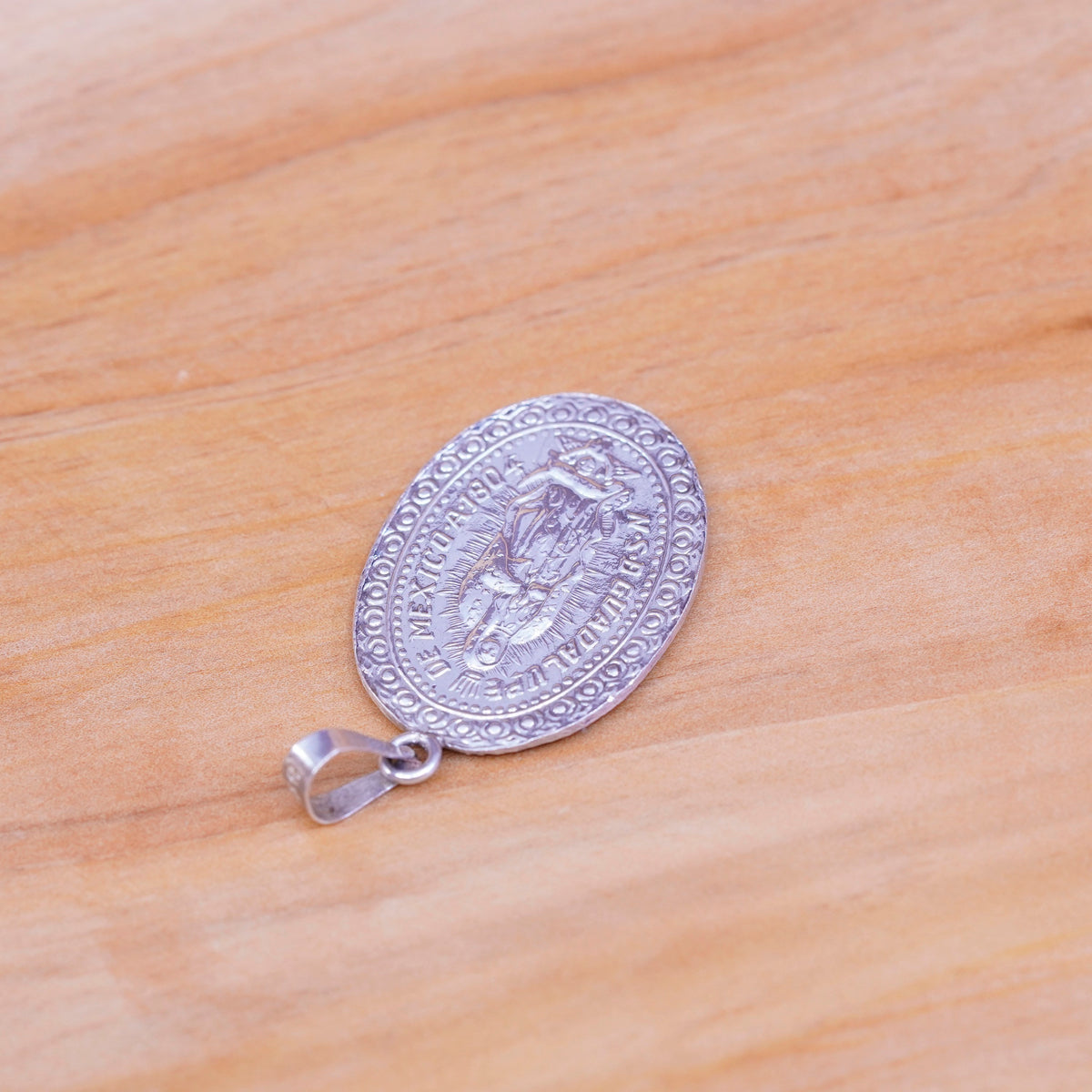 Vintage Sterling 925 silver nsd guadalupe de mexico 1804