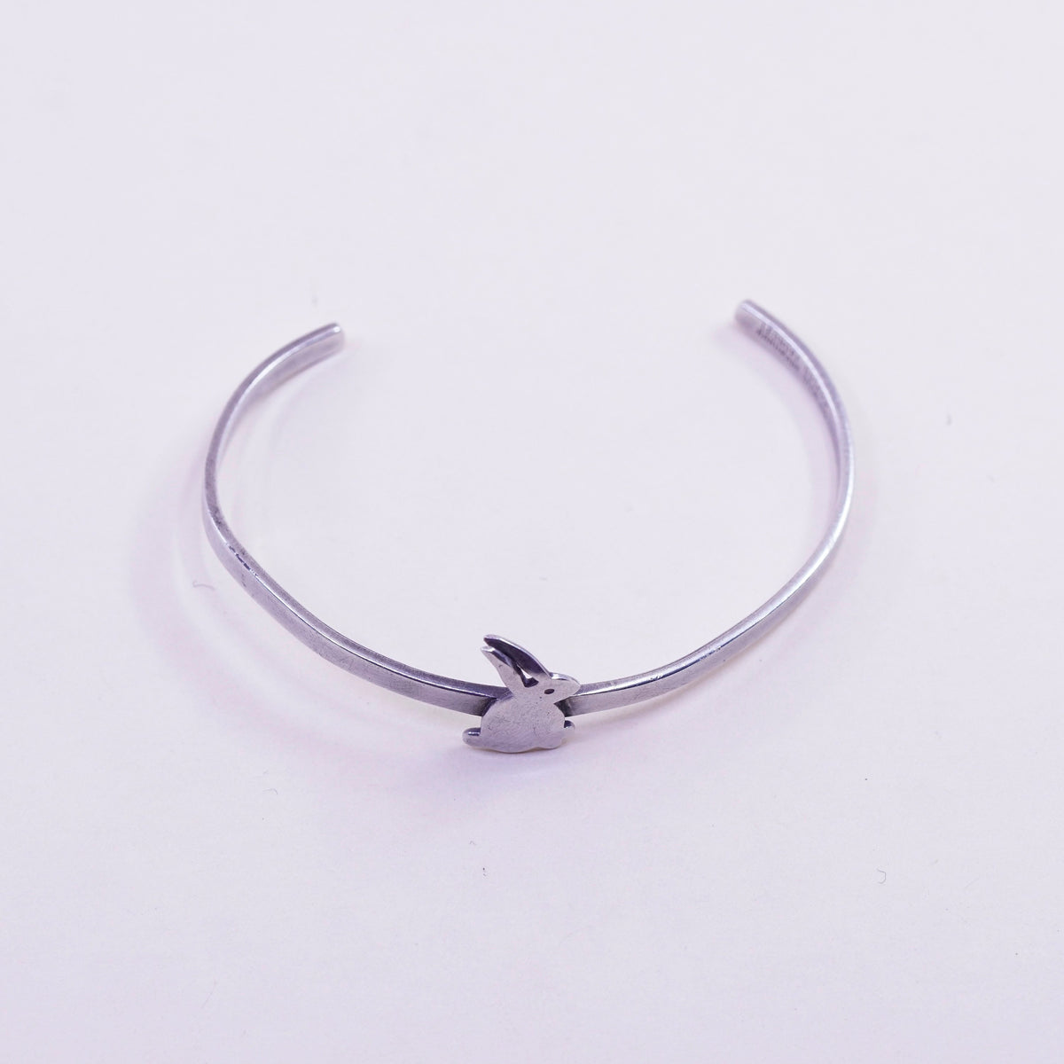 6”, leonore doskow sterling jewelry Sterling silver bunny cuff, 925 bracelet