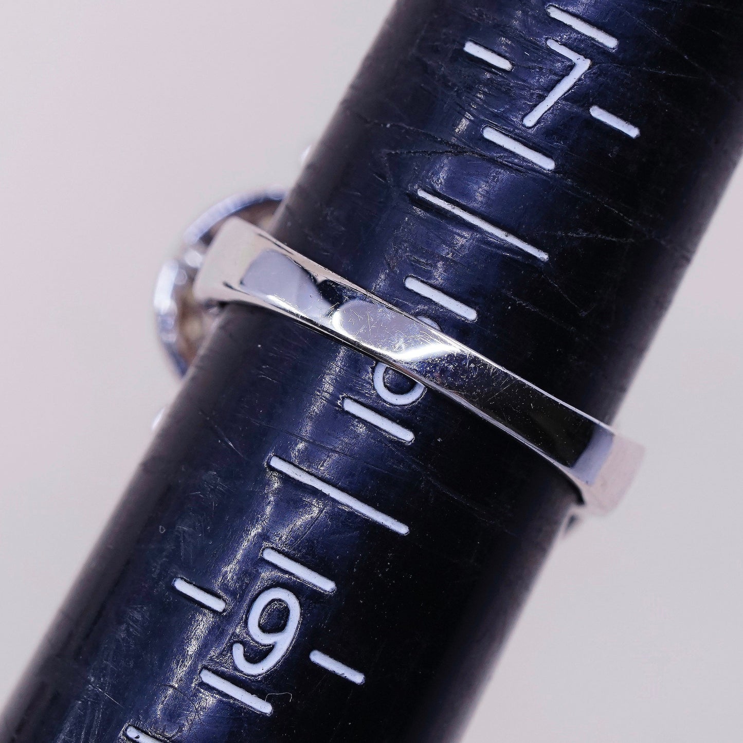 sz 8, vtg sterling 925 silver citrine flower ring, statement, cocktail ring