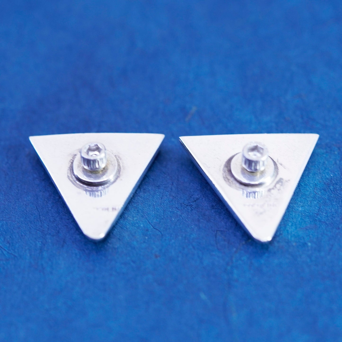 Vintage Navajo Sterling 925 Silver handmade Shirt Collar Tips