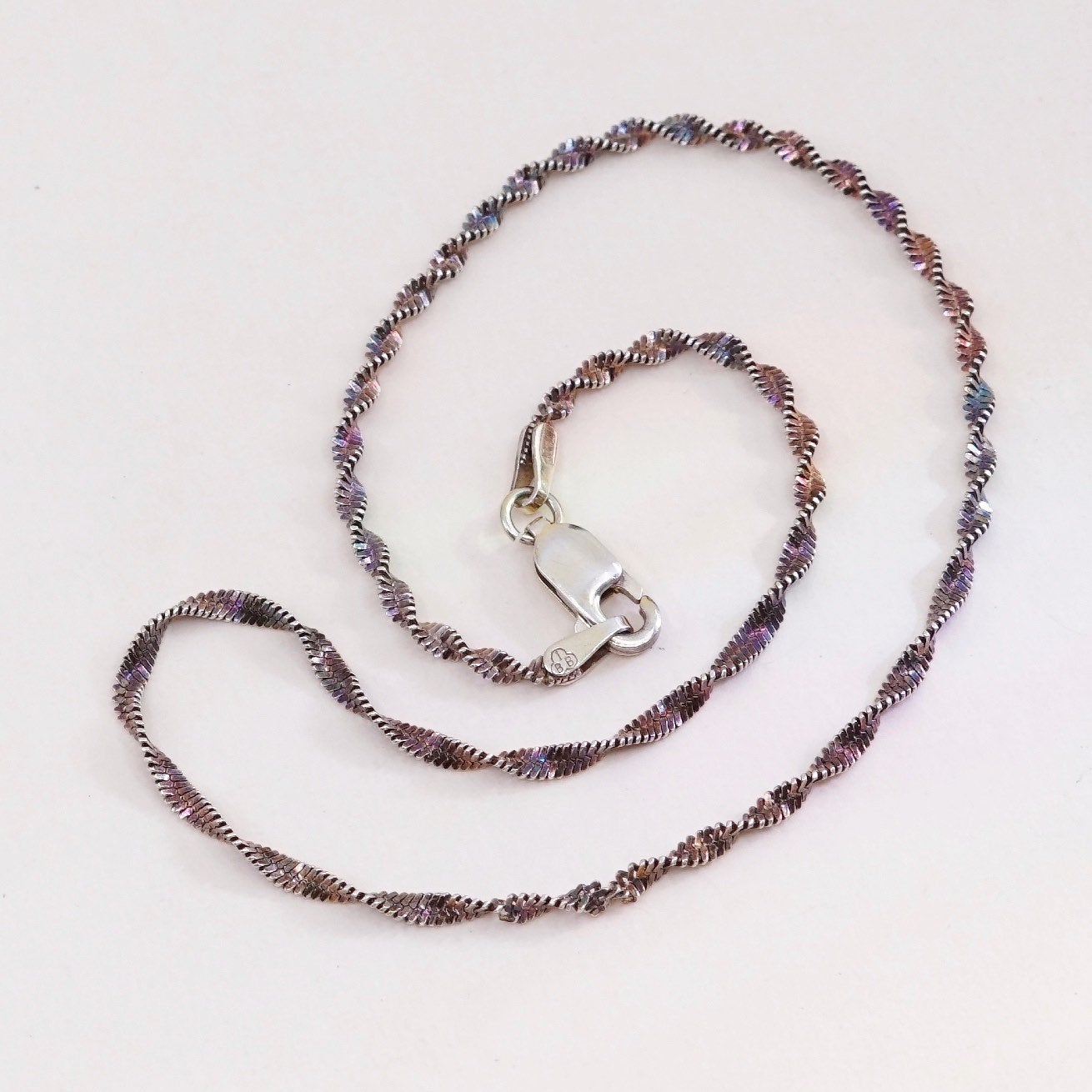 10”, vermeil gold over sterling silver abort bracelet, 925 twisted bar anklet