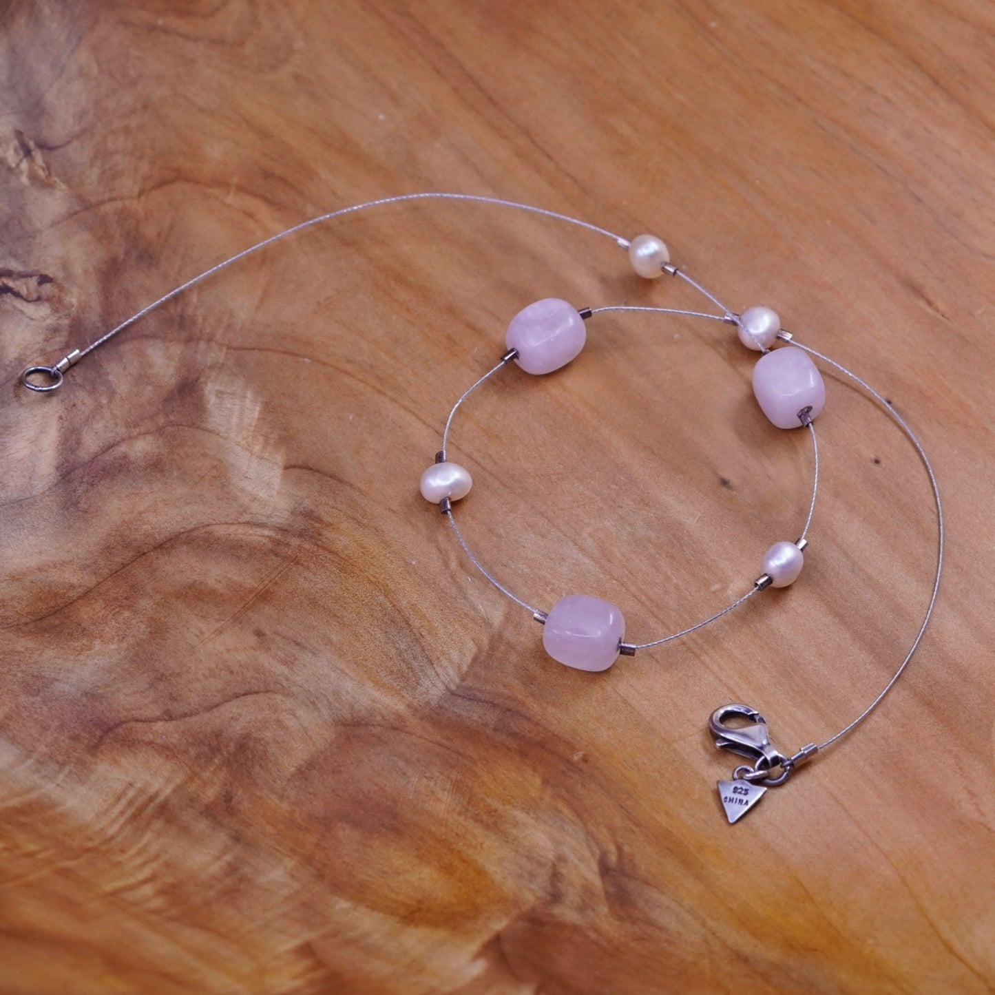 Silpada Crystal Quartz & Sterling 925 Silver handmade clasp