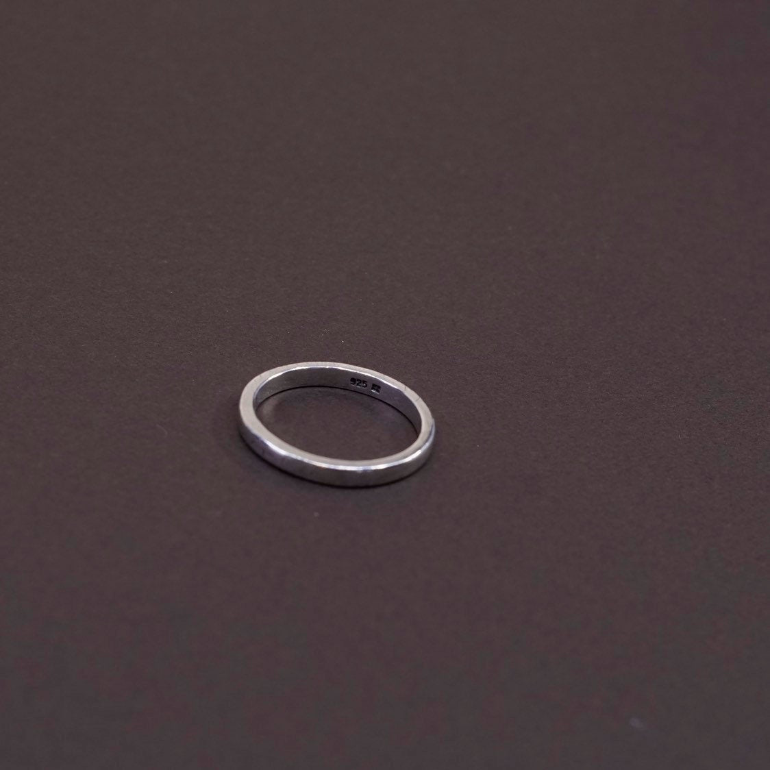 sz 7,vtg Sterling silver handmade ring, prayer 925 band