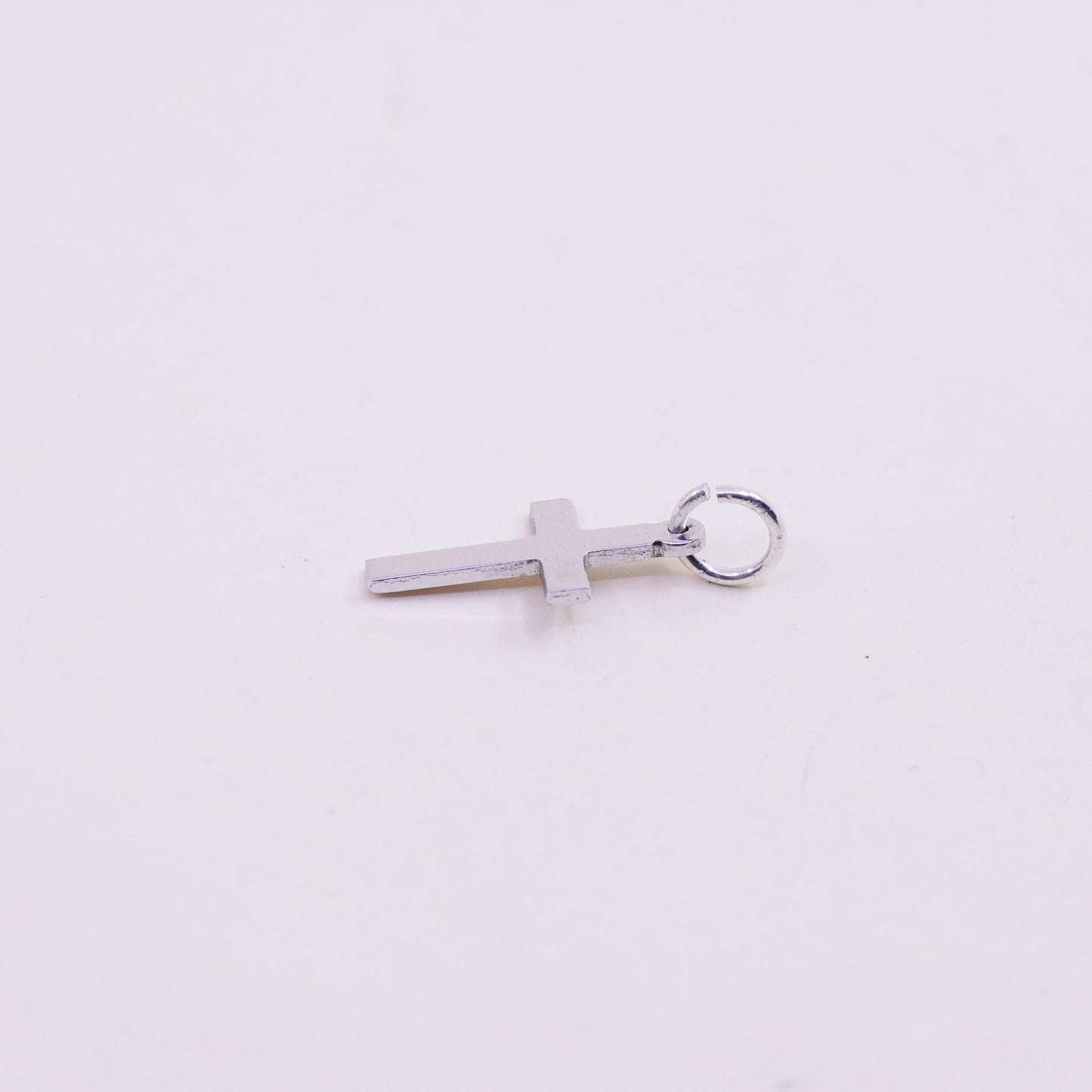 Vintage Sterling silver pendant, 925 cross charm