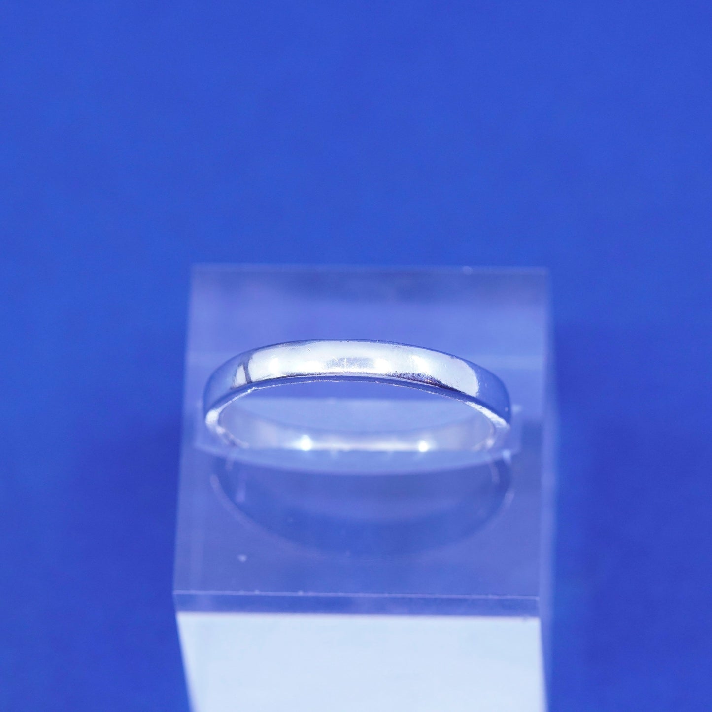 Size 13, vintage Sterling silver handmade ring, 925 wedding band