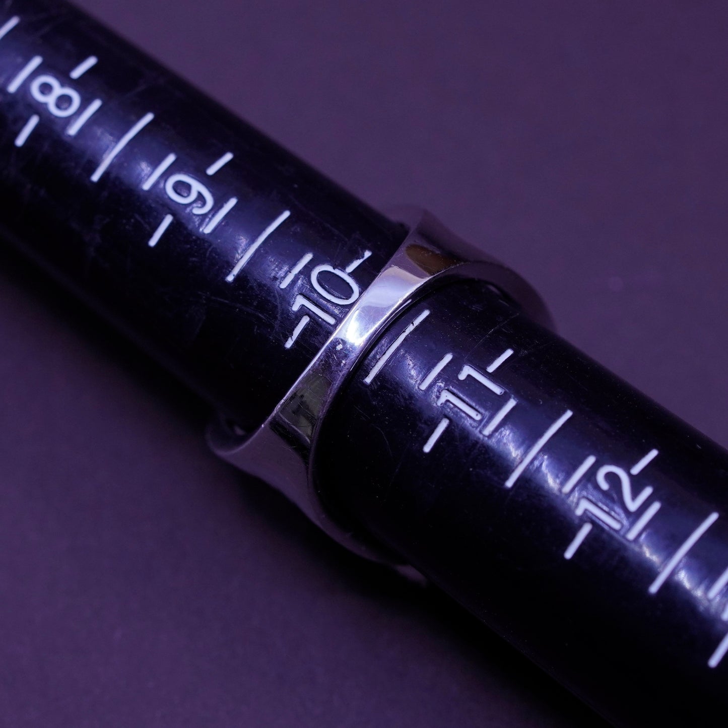 Size 10, vintage SJD Sterling silver ring, 925 butterfly with cluster Cz