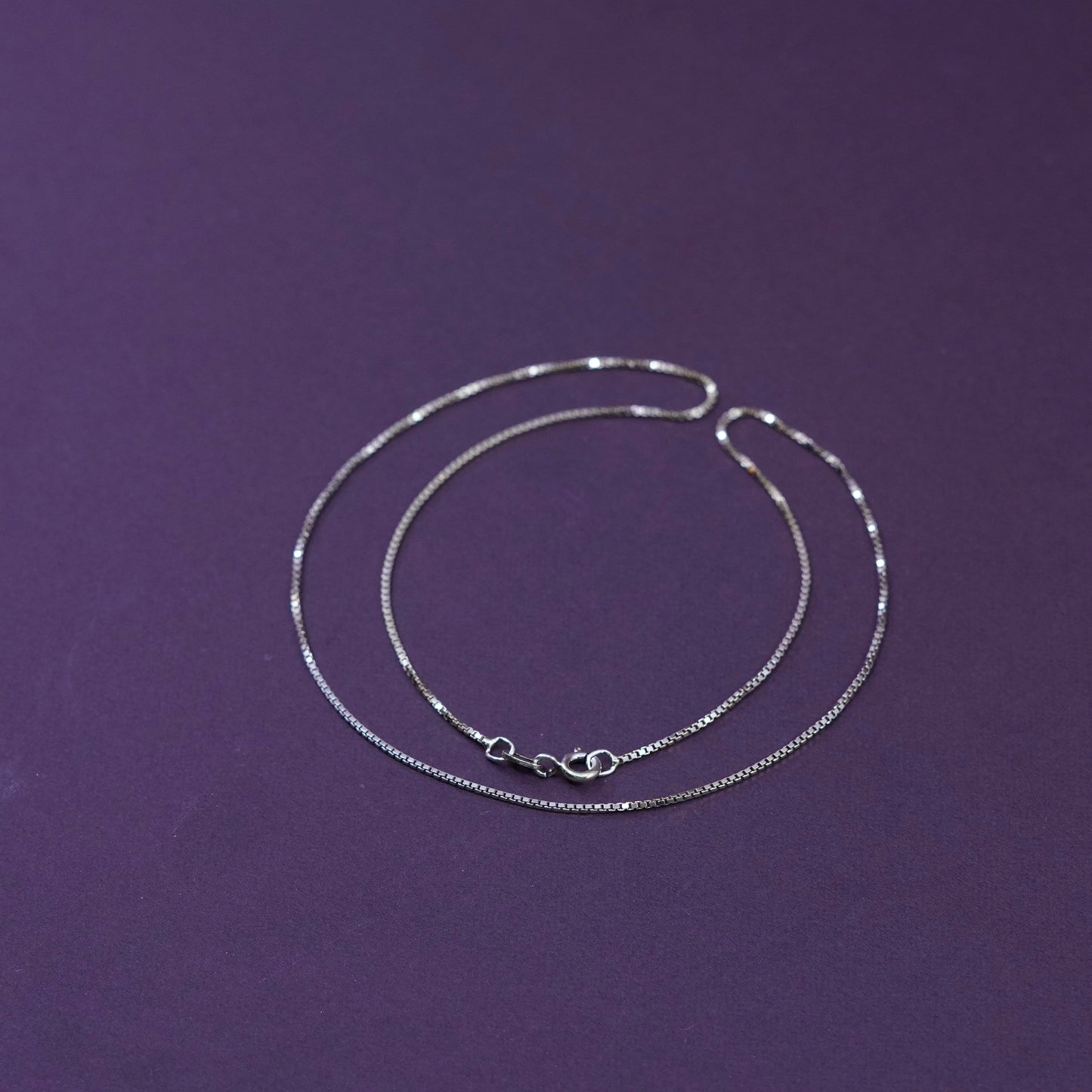 16”, Danecraft vermeil gold filled Sterling silver chain, Italy 925 necklace