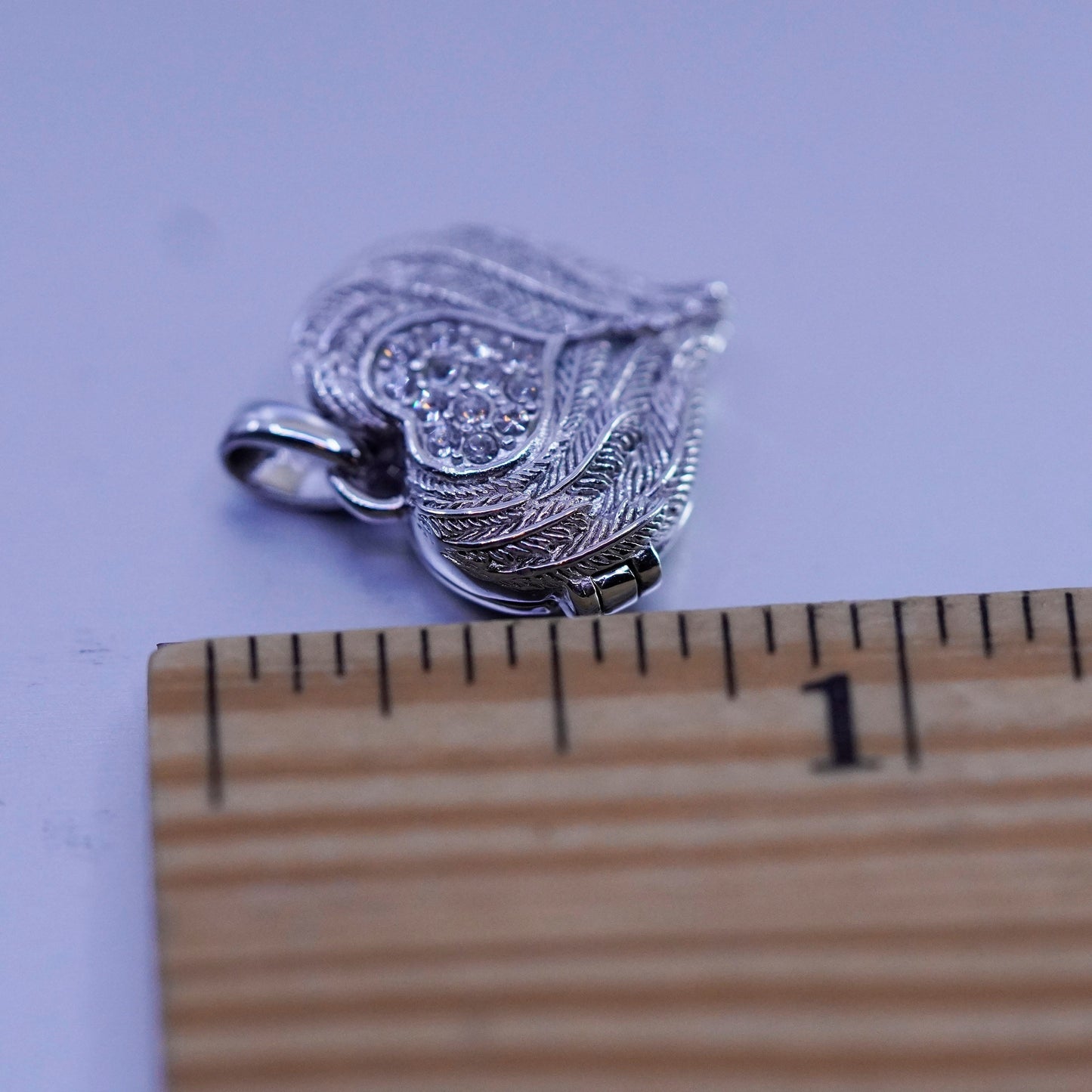 BGE 925 sterling Silver Heart photo locket Pendant “my daughter, i love you