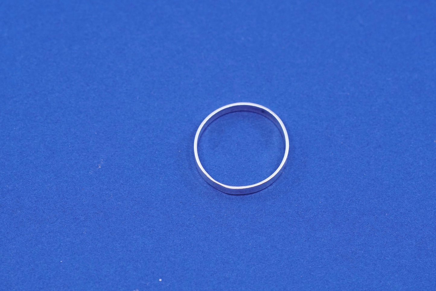 Size 9, vintage Sterling silver handmade stackable ring, 925 wedding band