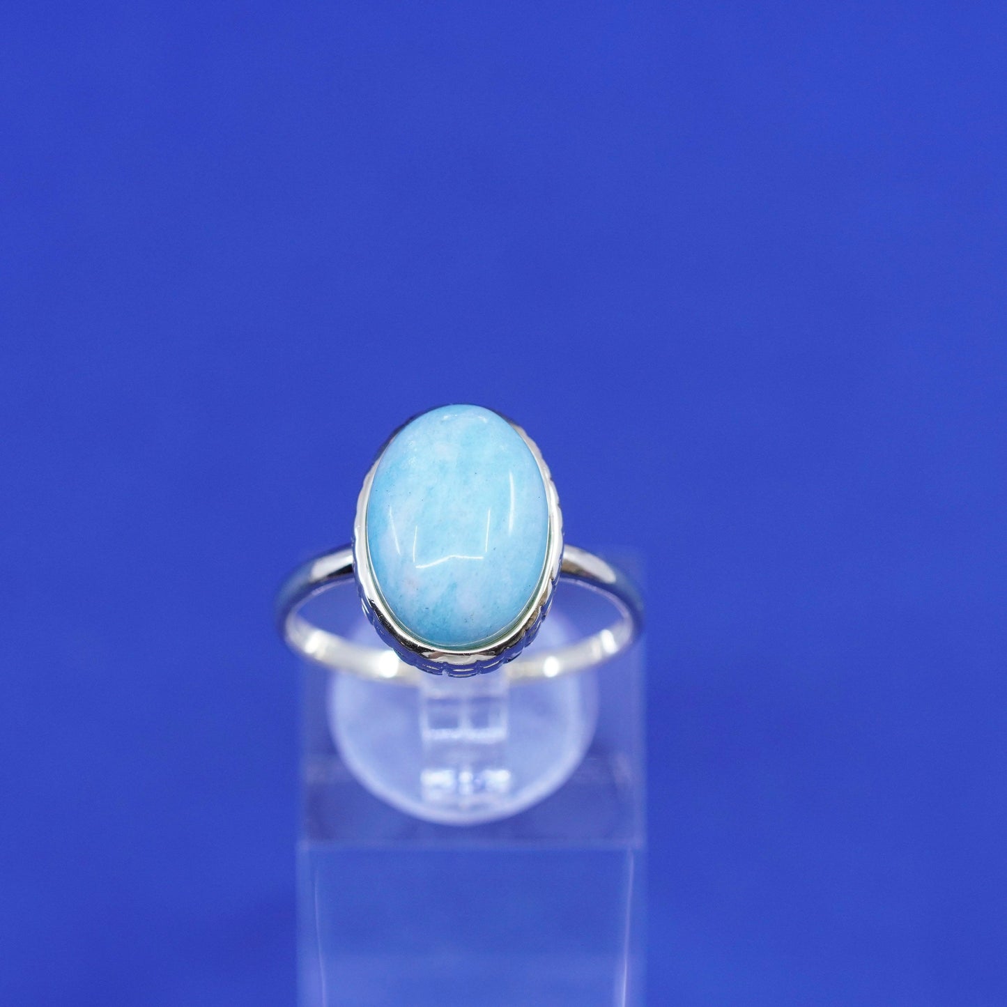Size 9.5, vintage vermeil gold Sterling 925 silver handmade ring with laminar