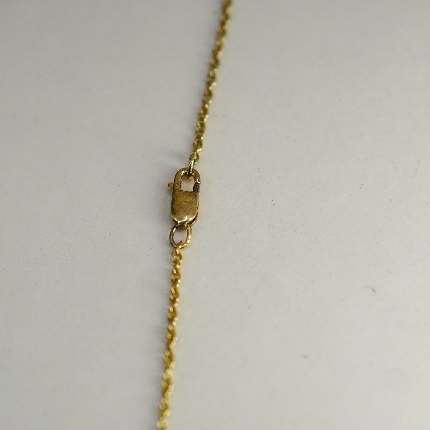 20”, 1mm, Vintage Italy sterling silver chain, 925 Singapore rope necklace