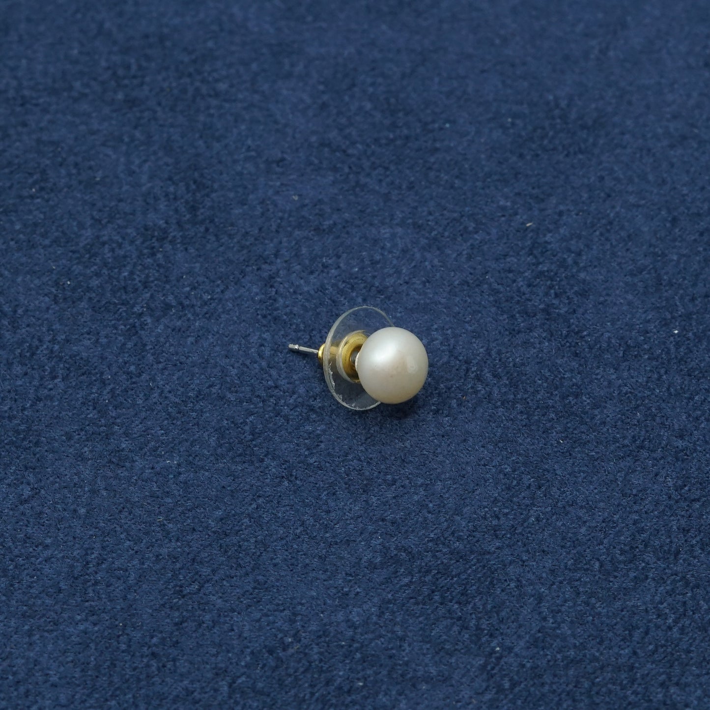6mm, Sterling silver with pearl studs earrings, stamped 925