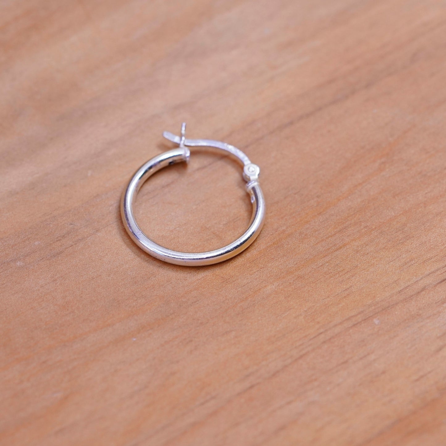 0.5”, vintage Sterling silver earrings, 925 hoops