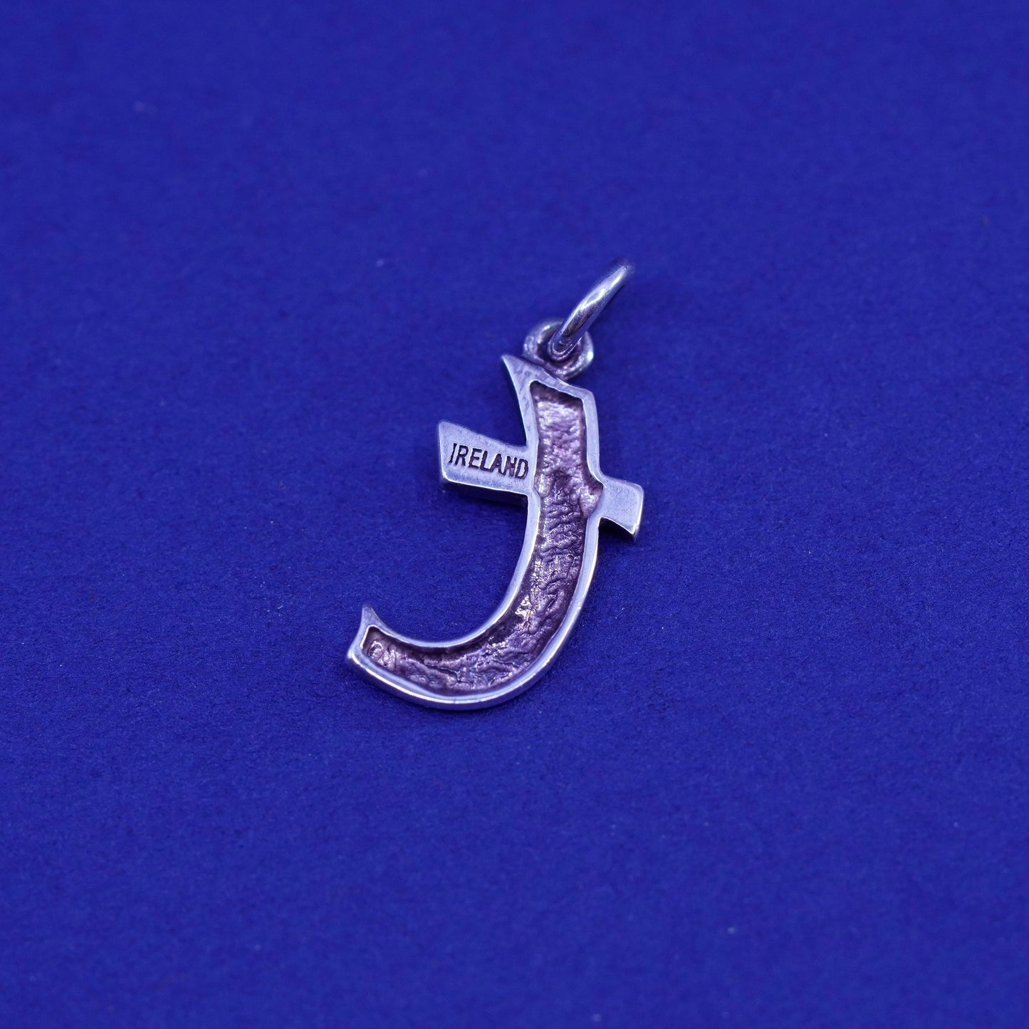 Vintage Ireland Sterling silver handmade pendant, 925 dagger charm
