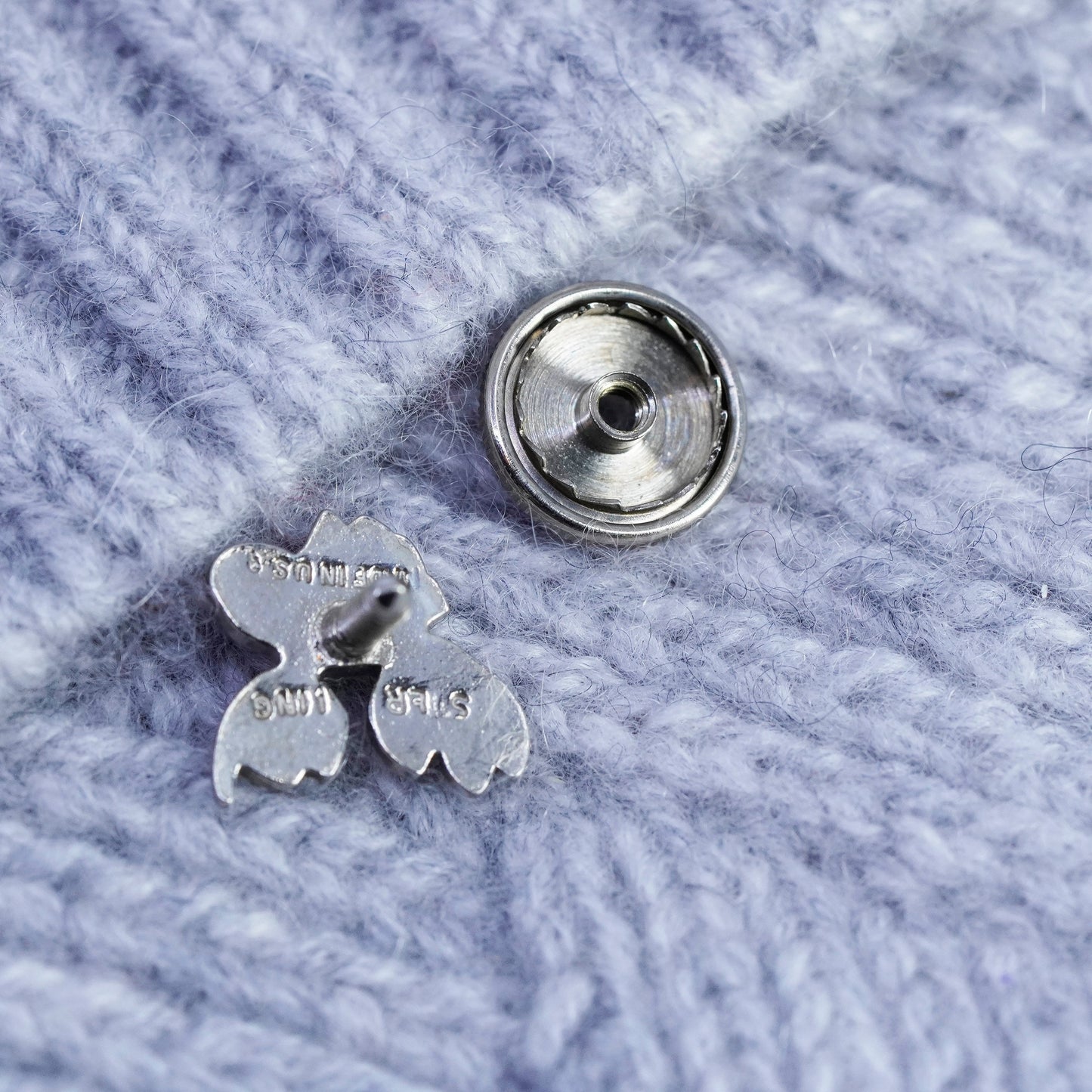 Vintage Sterling 925 silver deer elk pin, stamped Sterling