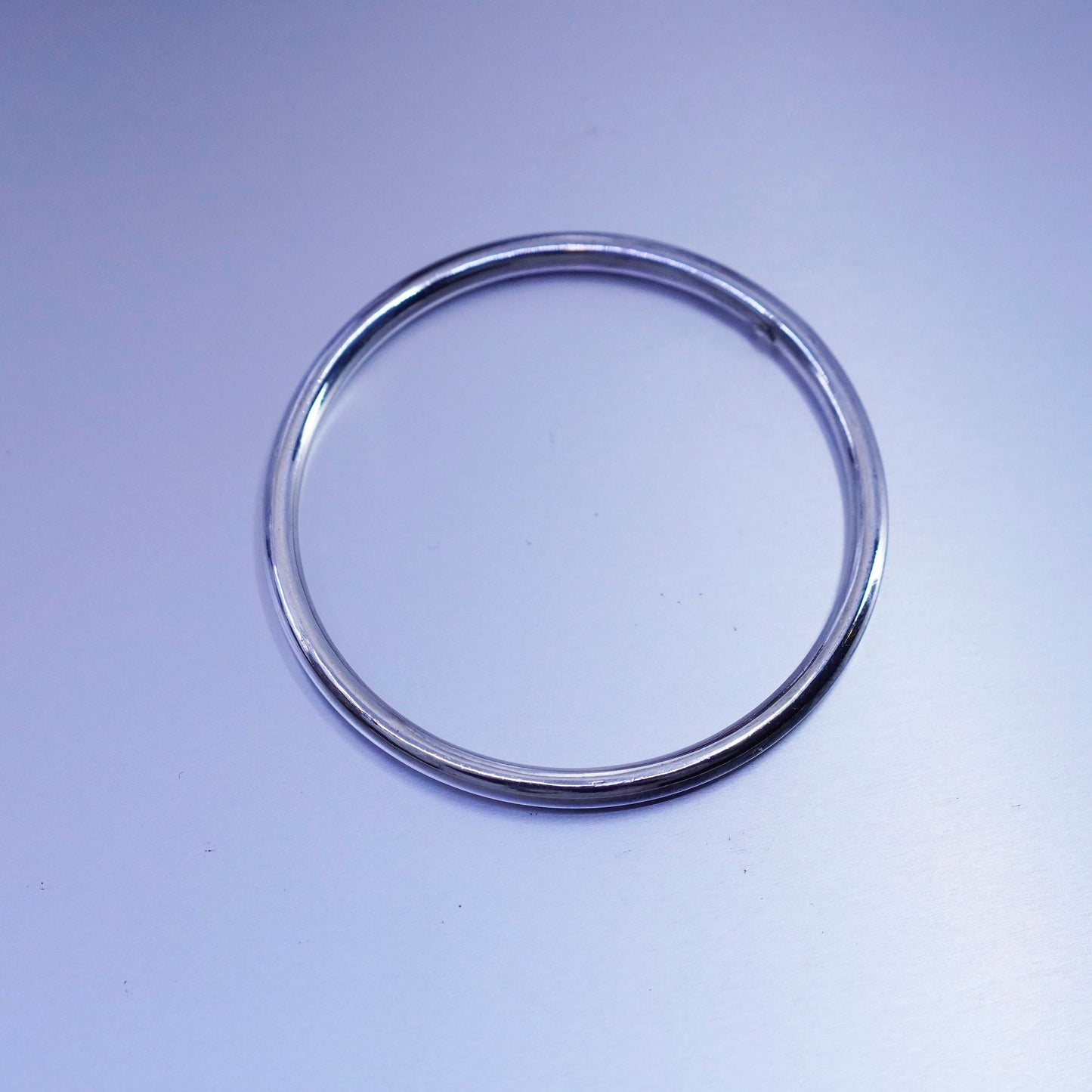 8”, Vintage Sterling 925 silver handmade bracelet, bangle