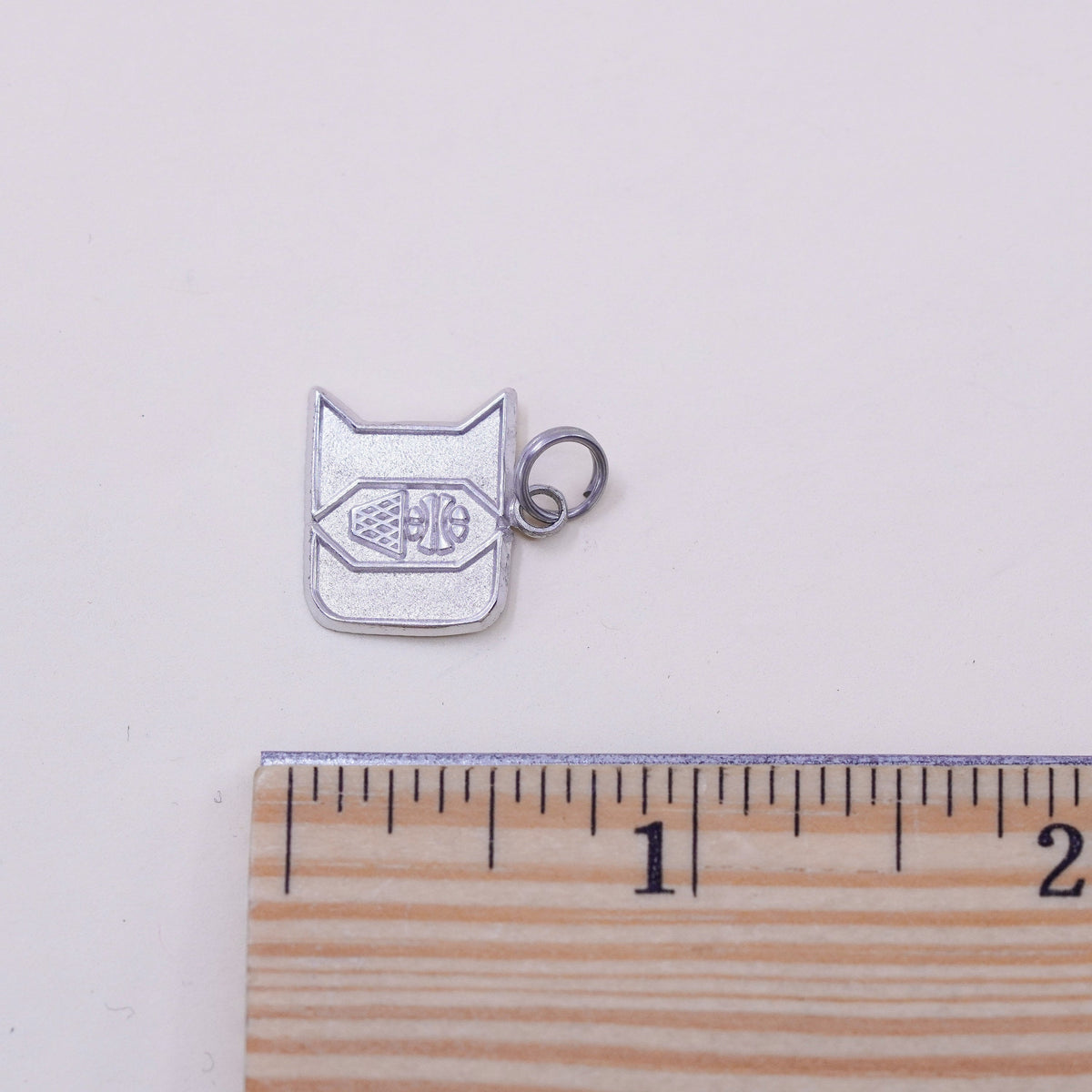 Vintage sterling silver charm, 925 initial “D” pendant