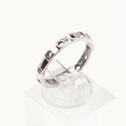 Size 6, Vtg stackable Sterling Silver Handmade Ring 925 Band
