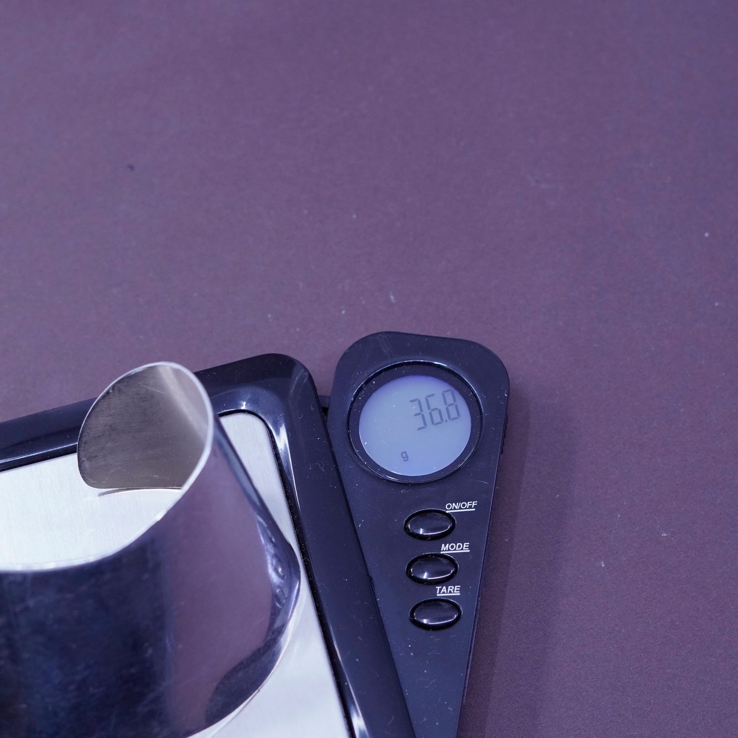 6”, Vintage Sterling silver handmade bracelet, modern 925 wide cuff