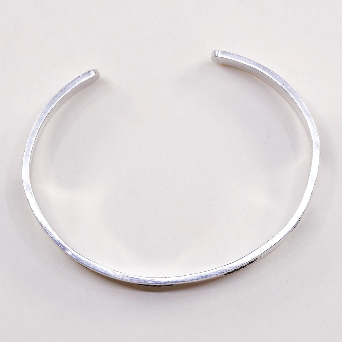 6.5", VTG Native American hopi handmade sterling 925 silver Bracelet