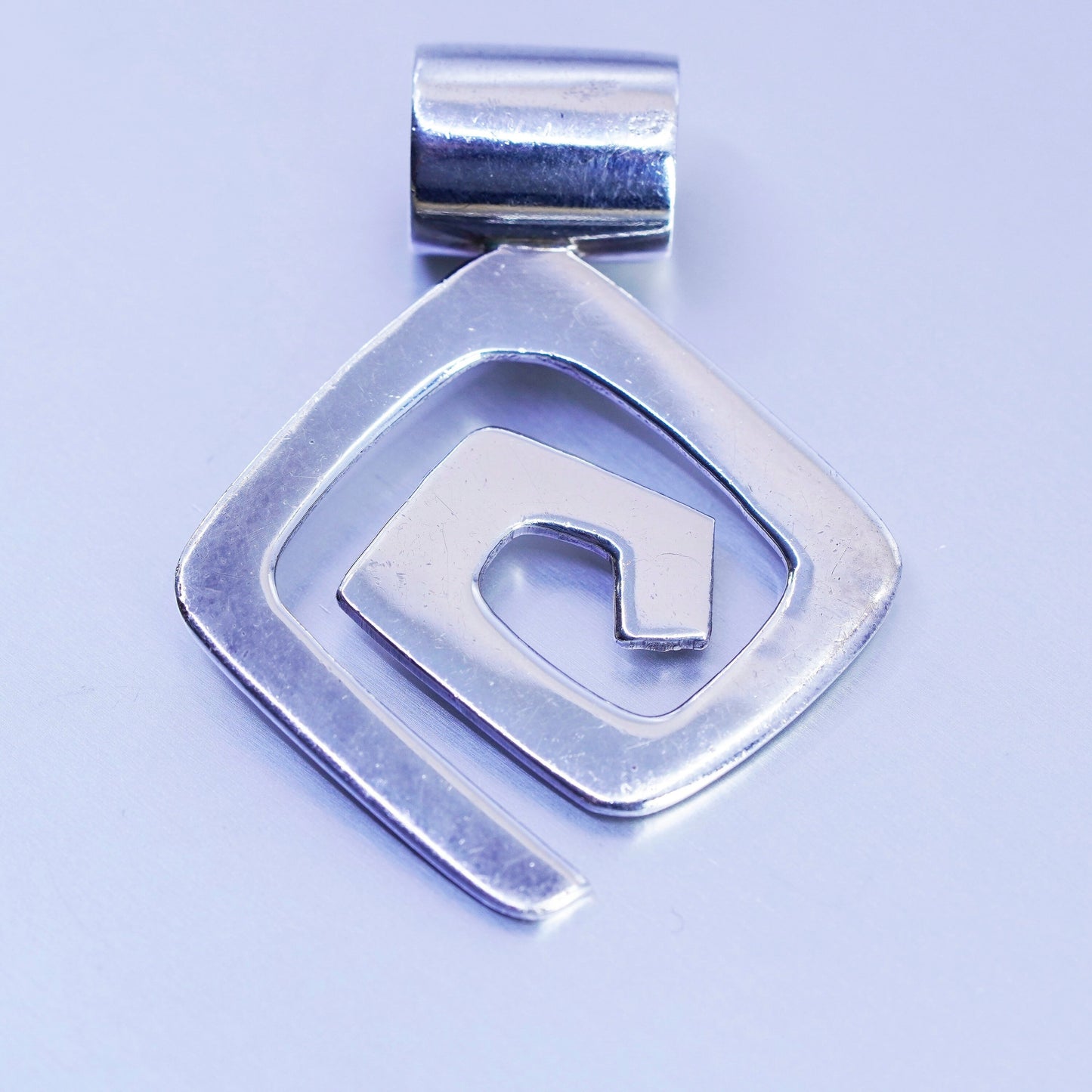 Vintage Silpada S0337 sterling 925 silver handmade swirl pendant