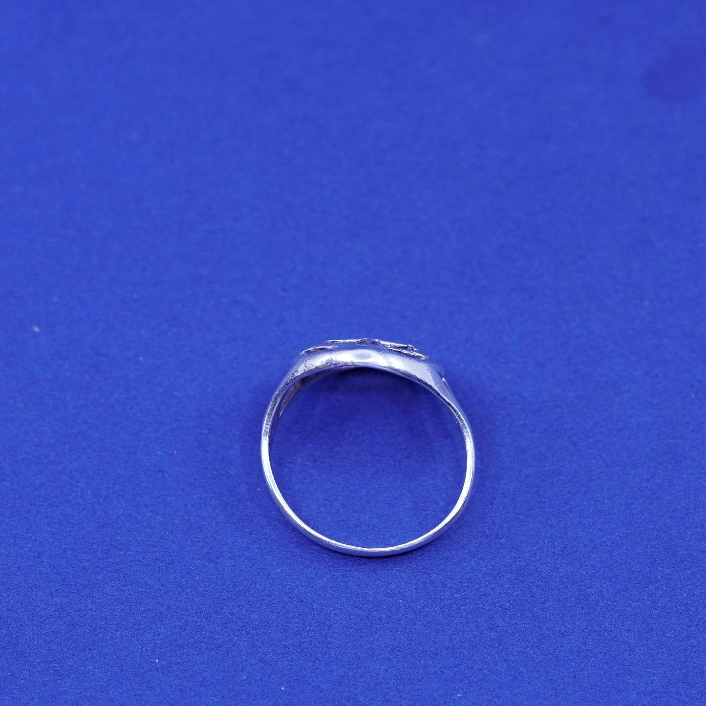Size 5.5, vintage sterling silver handmade ring, 925 band