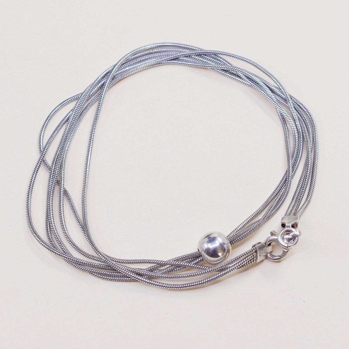 16", Silpada Thoreau Necklace, italy Sterling 925 Silver Multi Chain Necklace