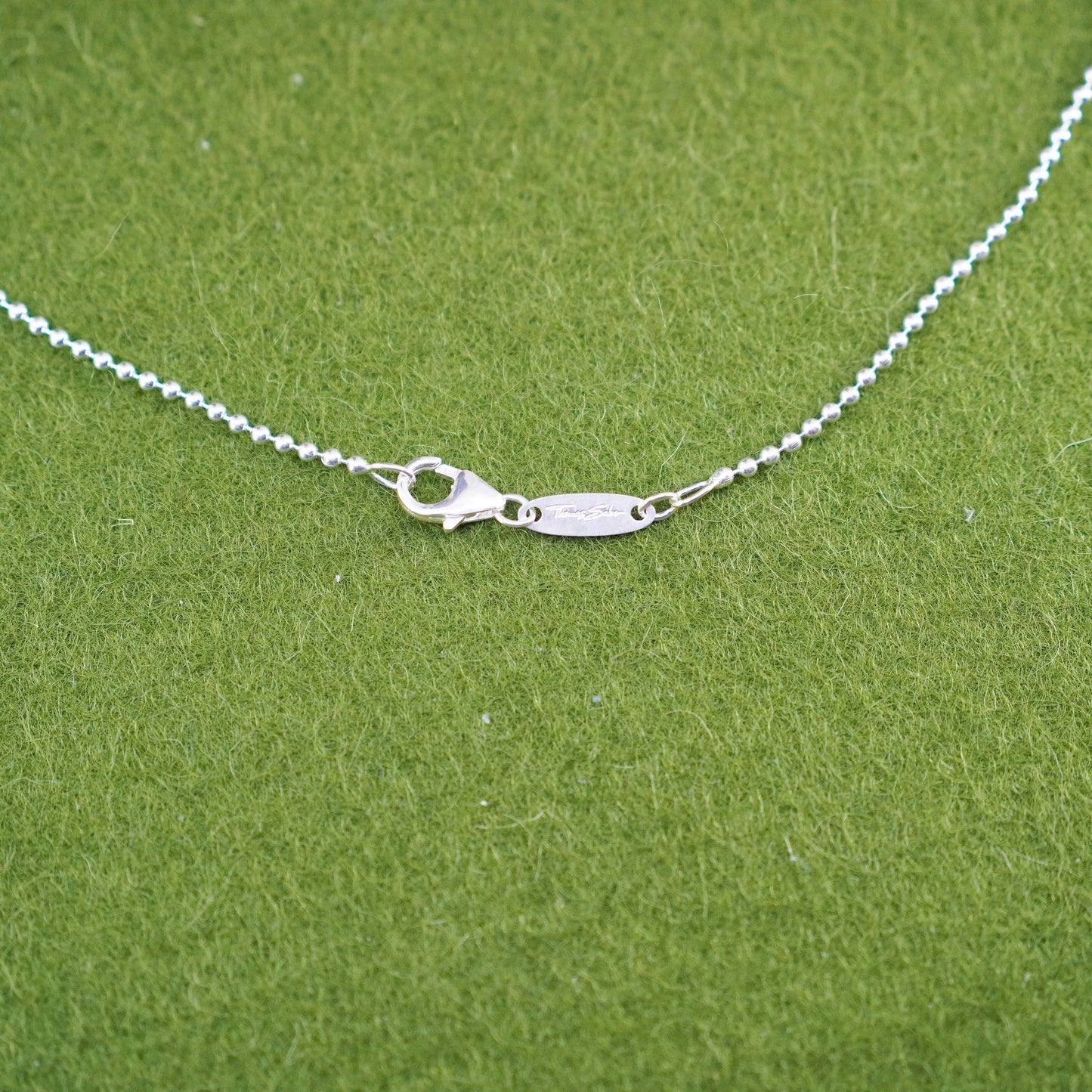 17”, Thomas Sabo jewelry, sterling silver 925 necklace, bead starfish pendant
