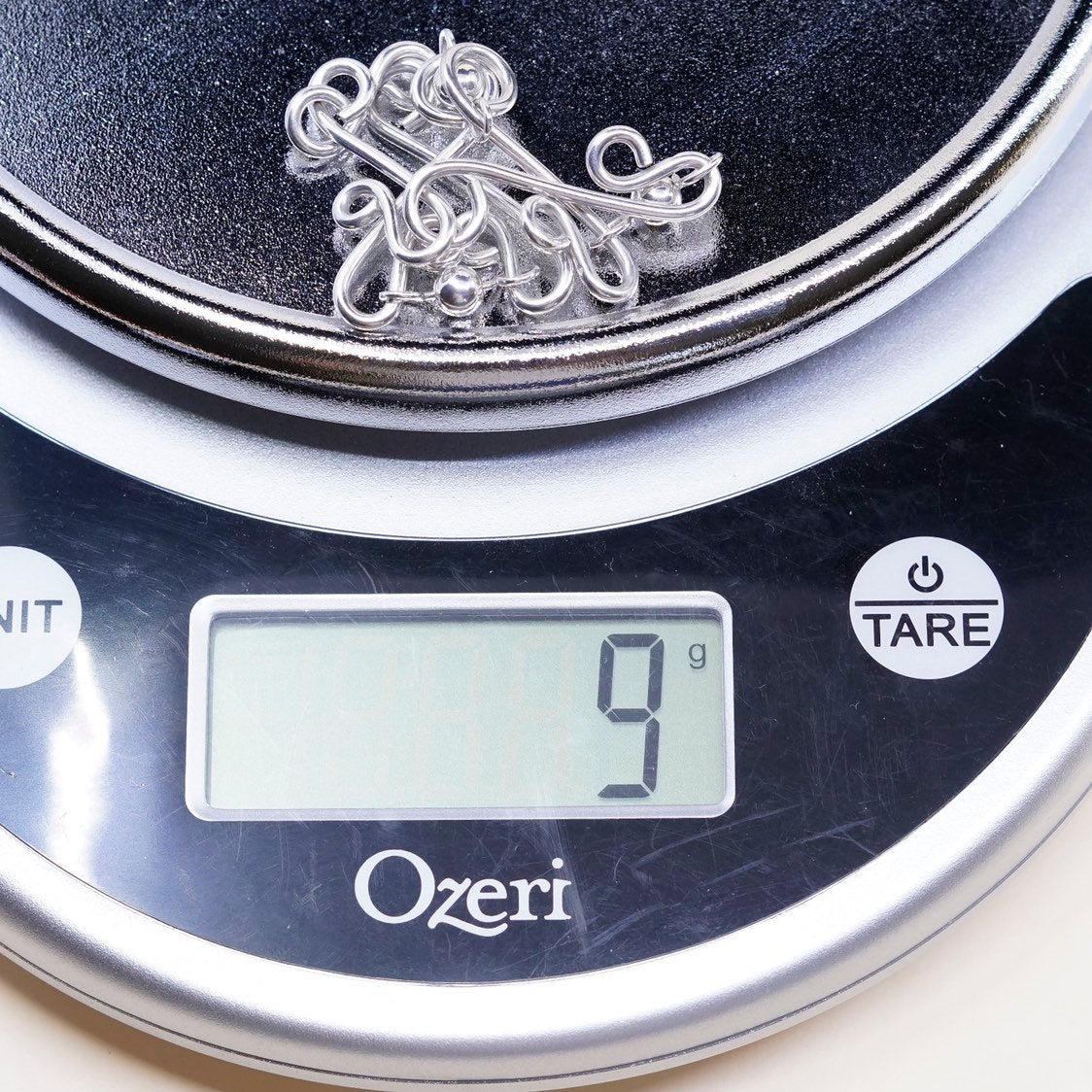 6.25", VTG sterling silver bracelet, Mexico 925 dna w/ bead, handmade jewelry