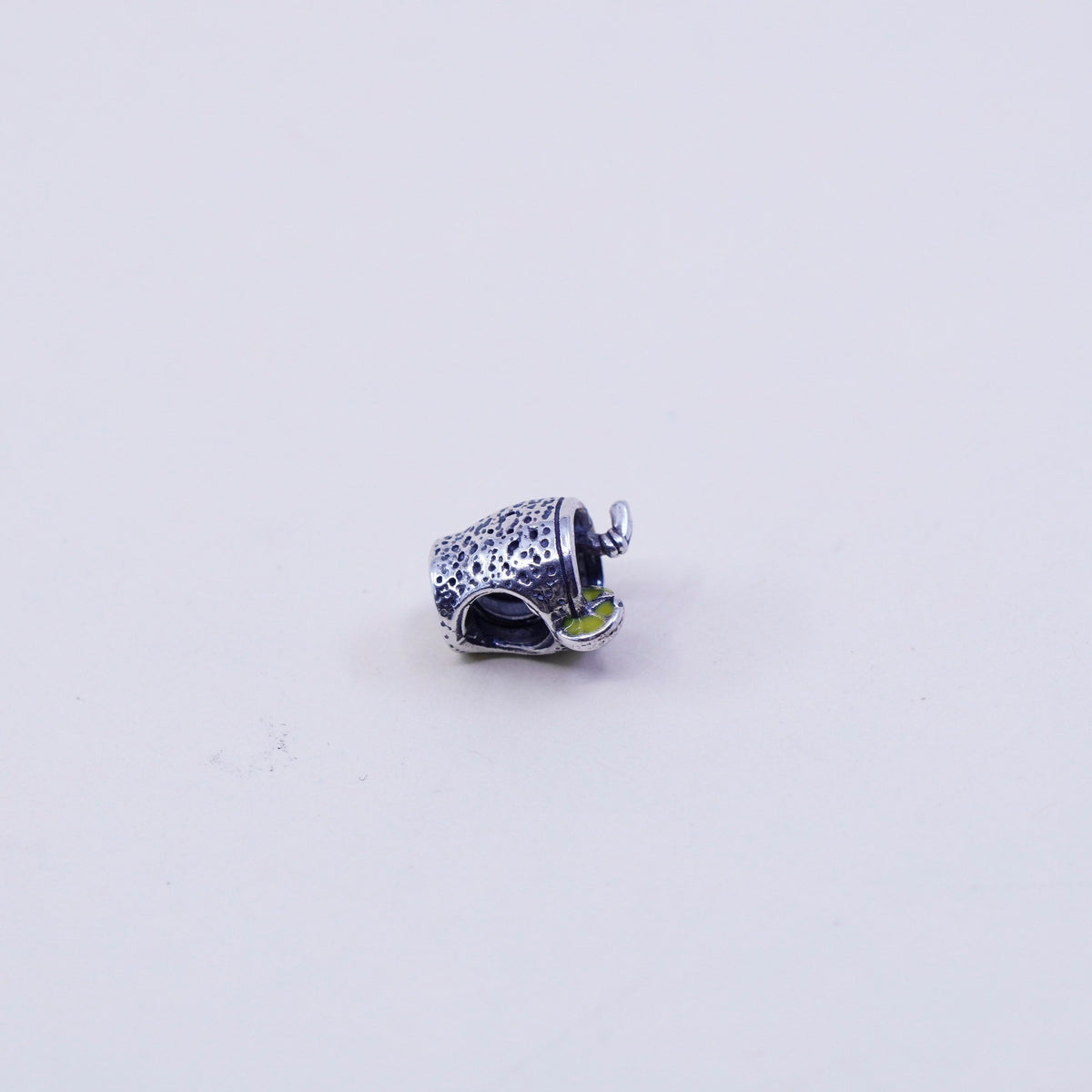 Cham sterling silver handmade drink cocktail cup pacer bead pendant, 925 charm