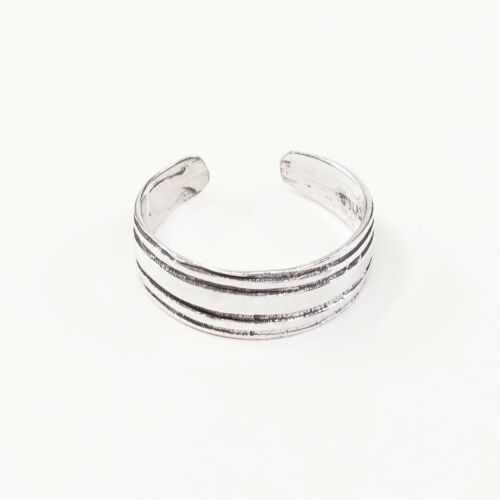 Size 2.75, Vtg Sterling Silver handmade open end Ring. 925 Band