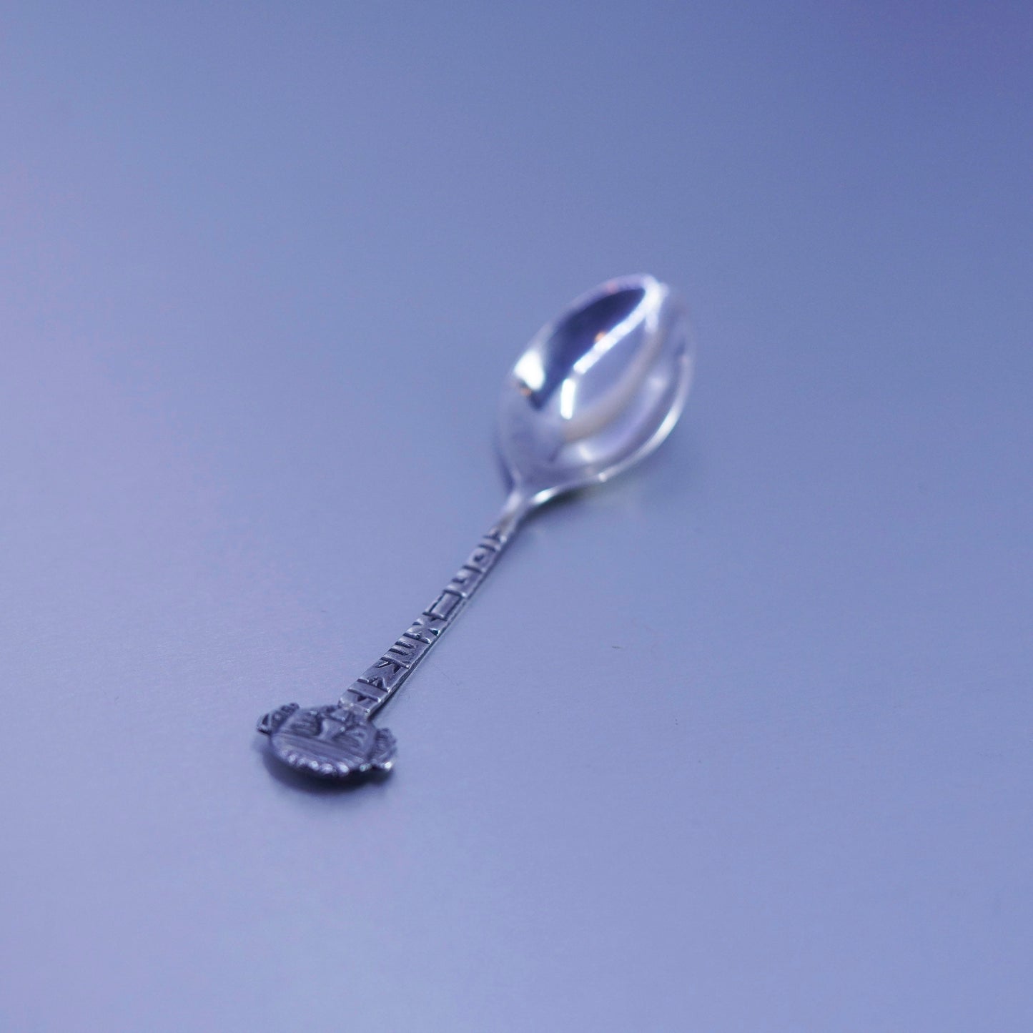 Vintage Mexico Sterling 925 silver handmade spoon
