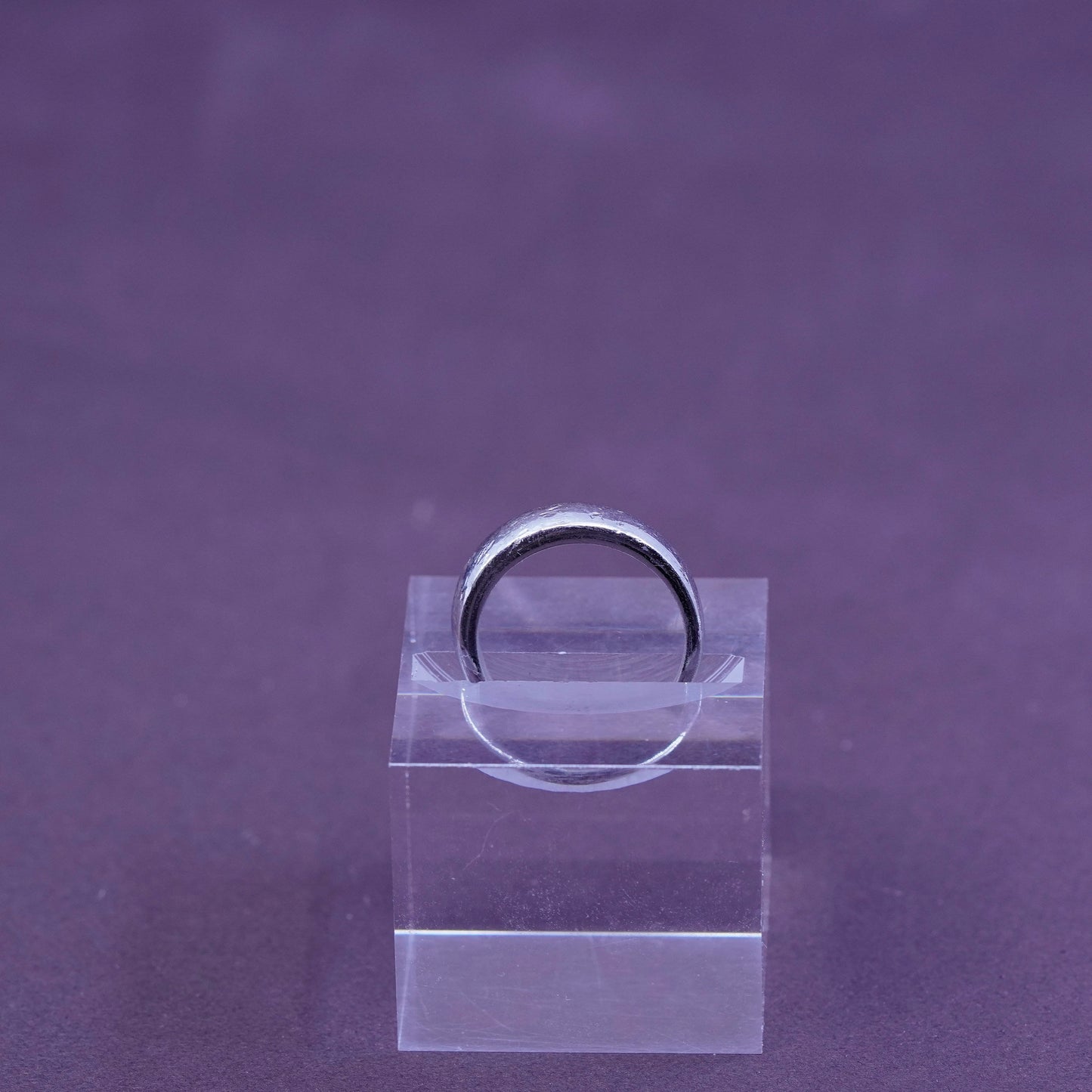Size 6.25, vintage rage sterling silver handmade ring, 925 wedding band