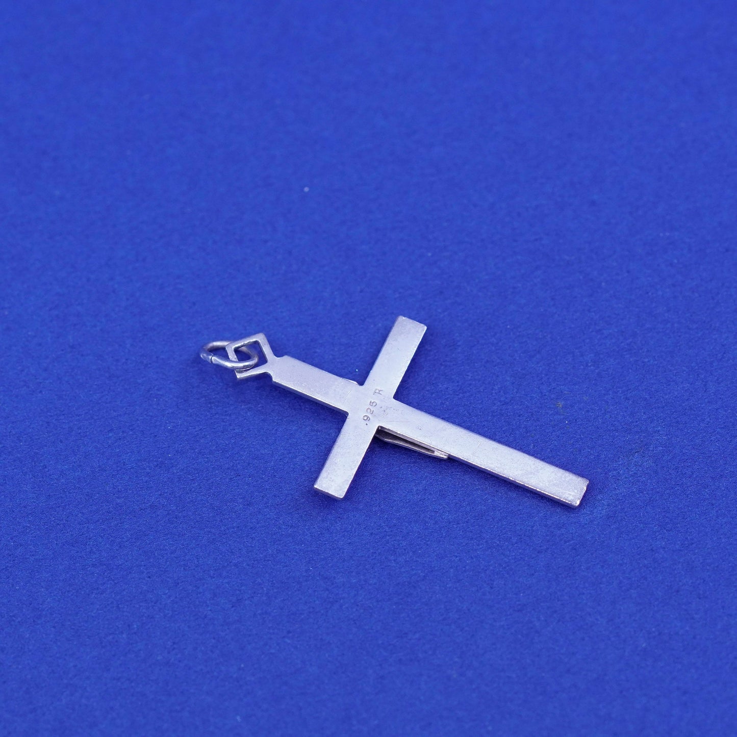 Vintage Sterling silver handmade pendant, 925 cross