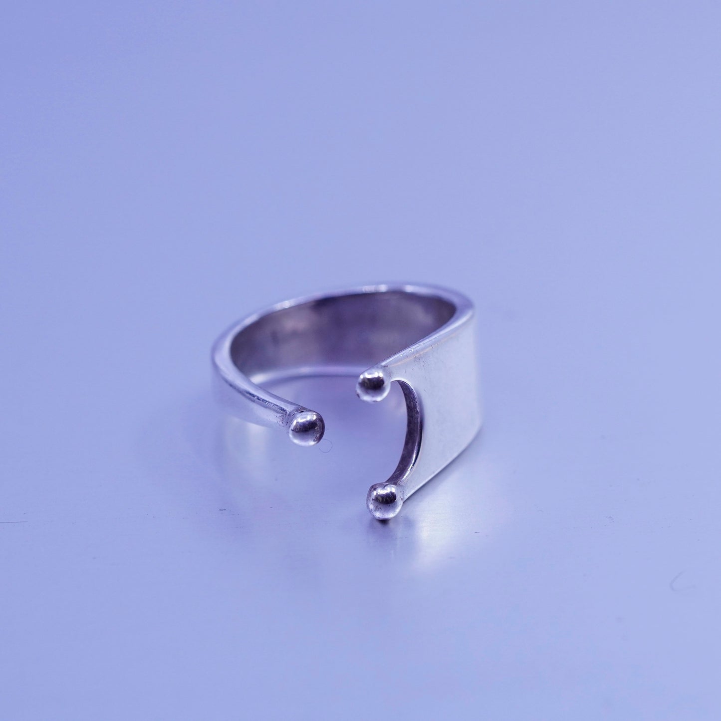 Size 5.5, sterling 925 silver interchangeable ring carnelian hematite quartz