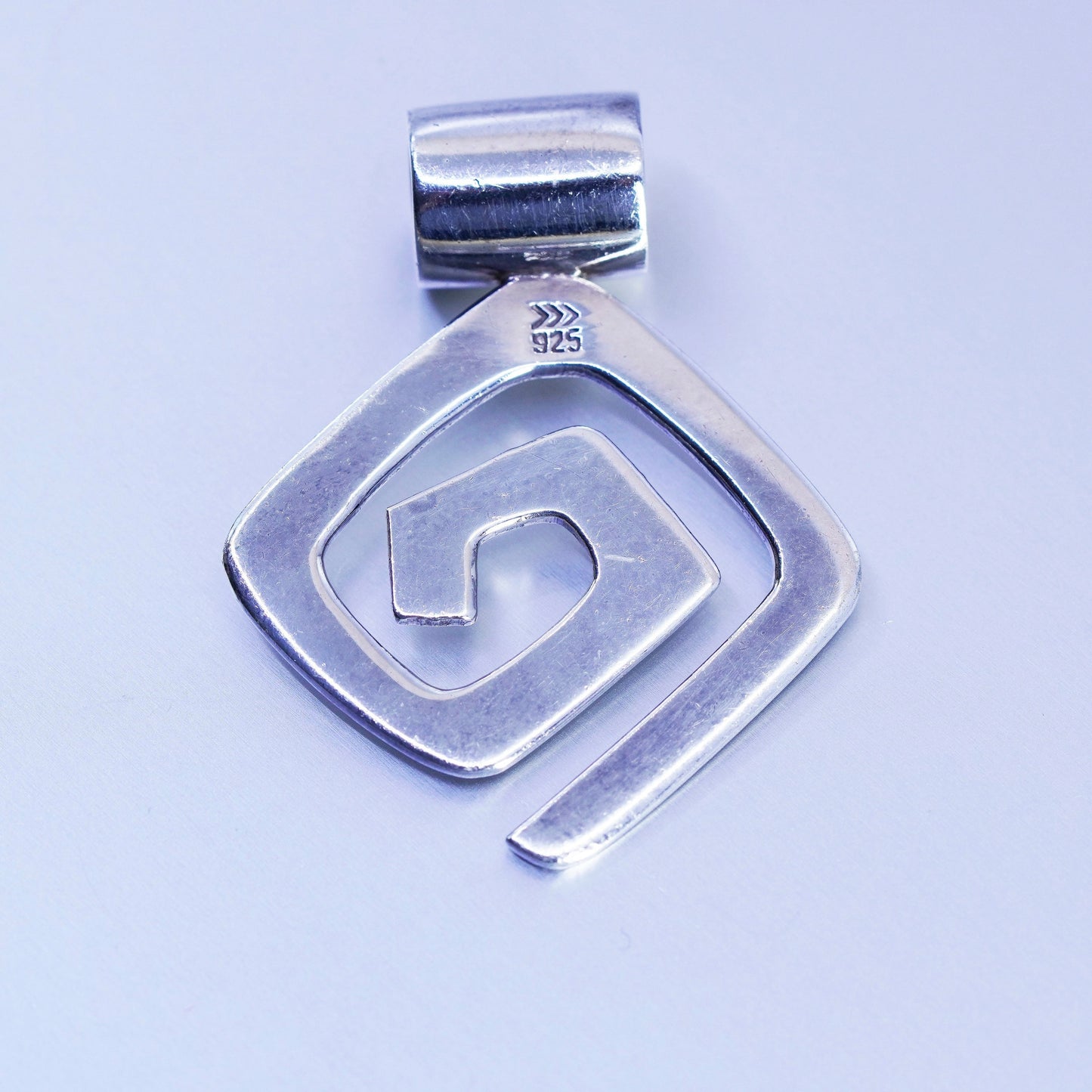 Vintage Silpada S0337 sterling 925 silver handmade swirl pendant
