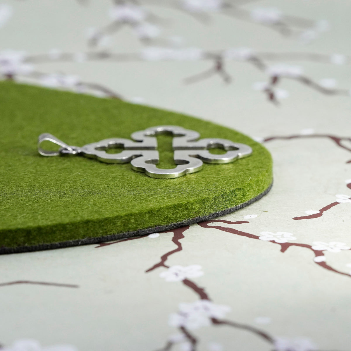 Vintage Sterling silver handmade charm, 925 Jerusalem cross pendant