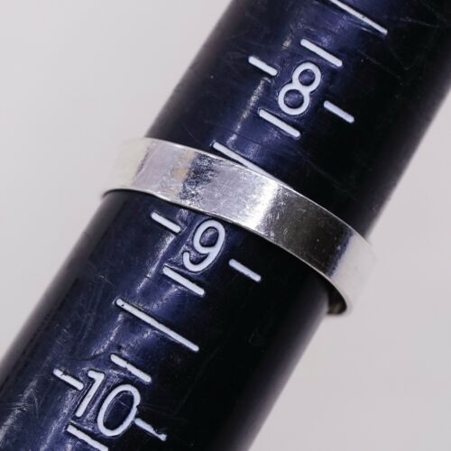 Sz 8.5 Vtg Tr 158 Sterling 925 Ring W/ Cluster Black Cz, Stamped 925 Mex