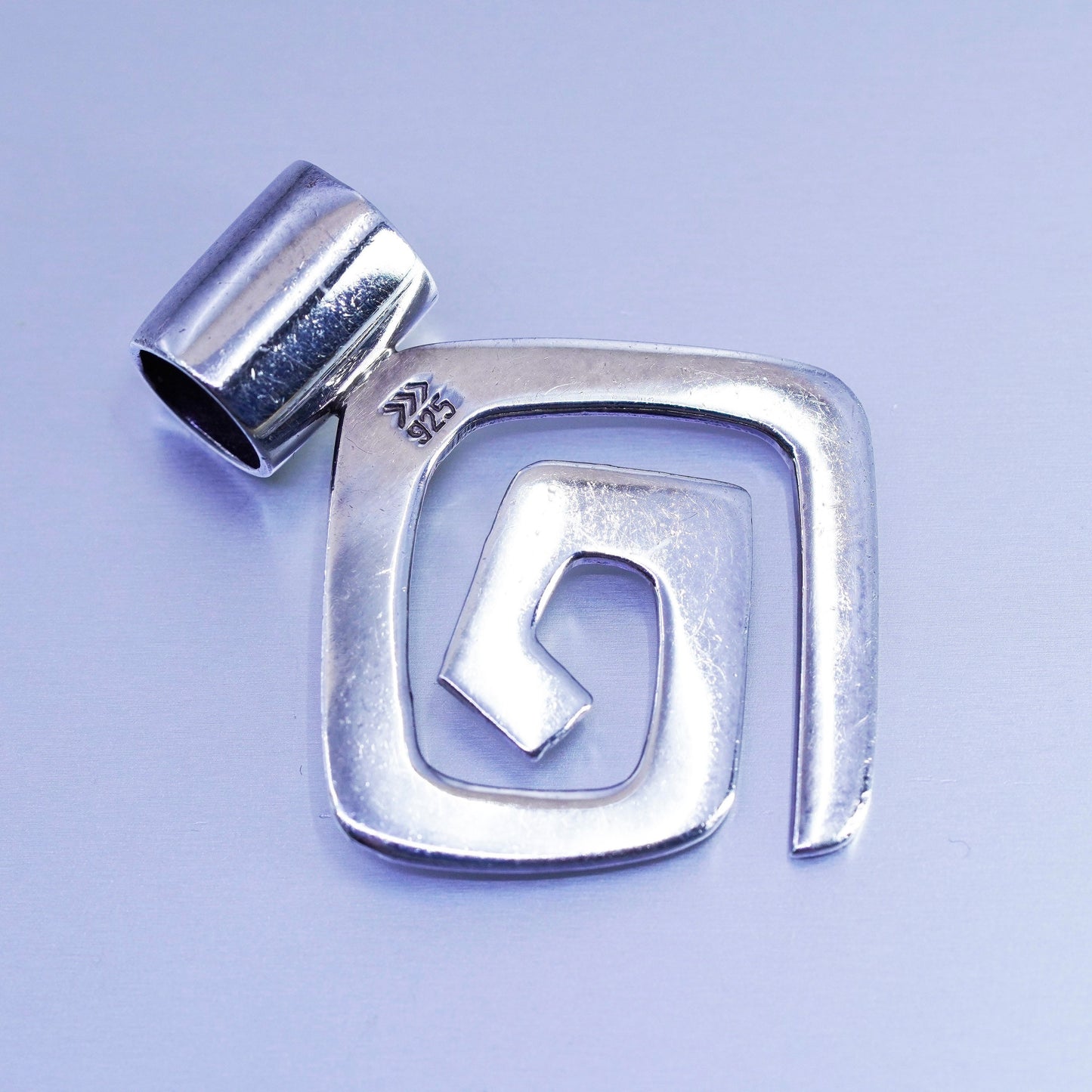 Vintage Silpada S0337 sterling 925 silver handmade swirl pendant