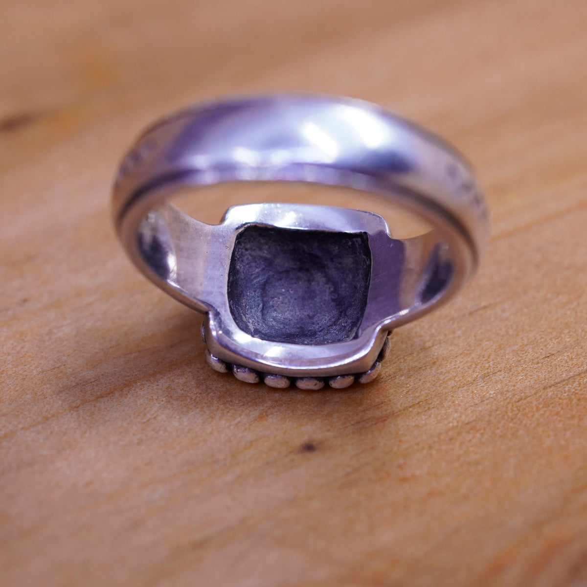 Size 7, vintage Brighton Sayan Sterling 925 silver handmade ring with beads