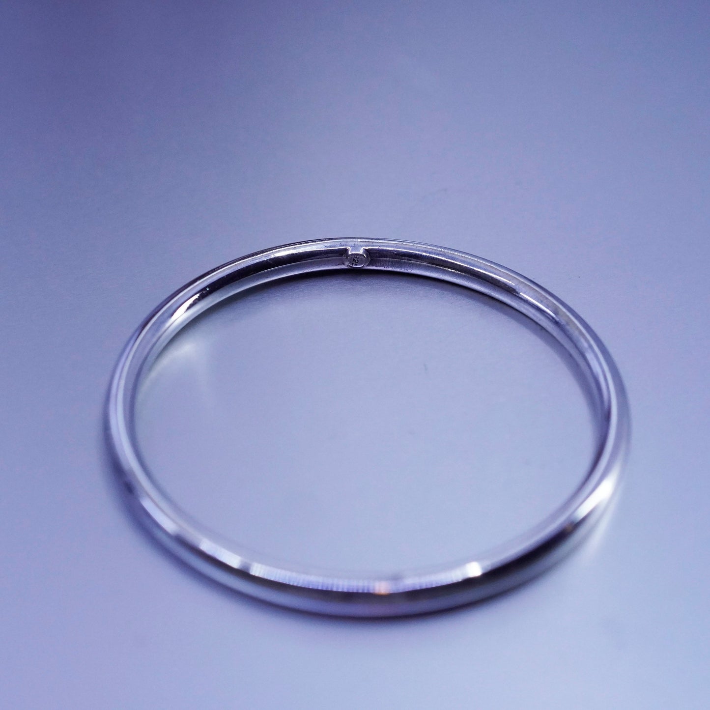 8”, Vintage Sterling 925 silver handmade bracelet, bangle