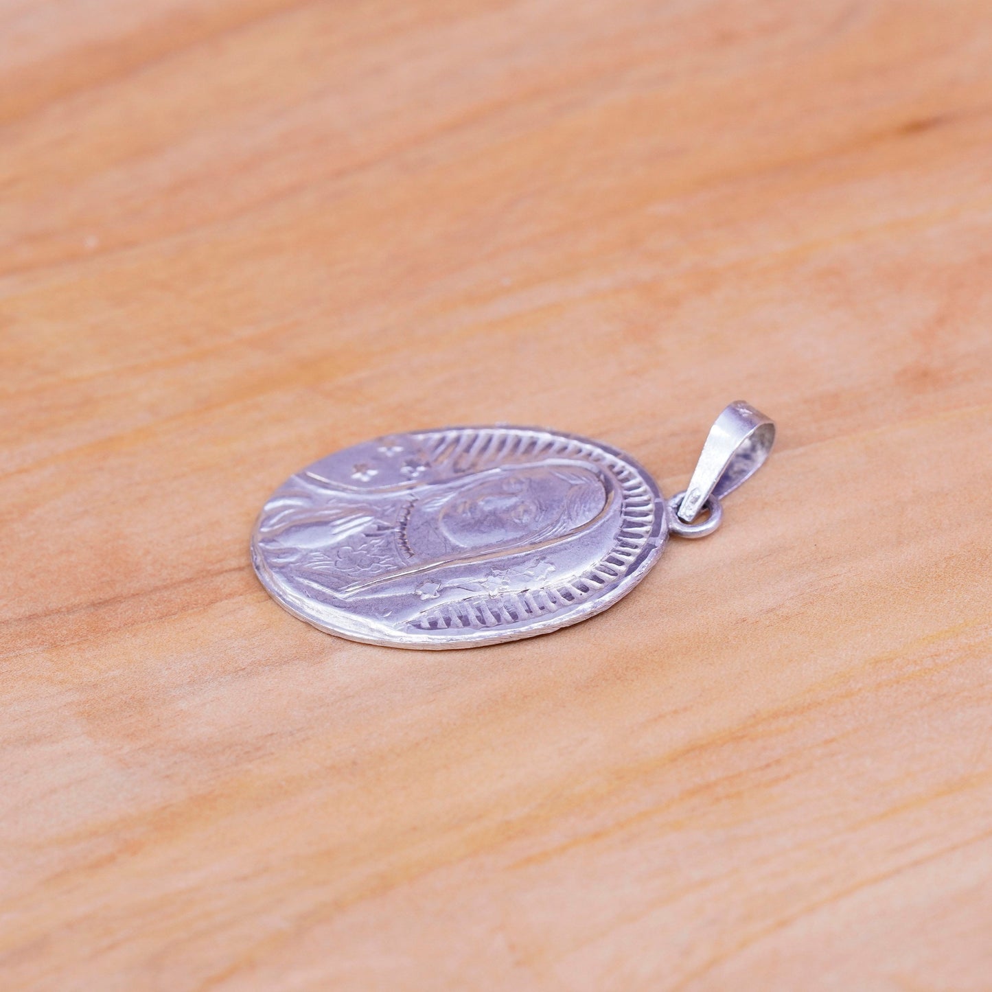 Vintage Sterling 925 silver nsd guadalupe de mexico 1804