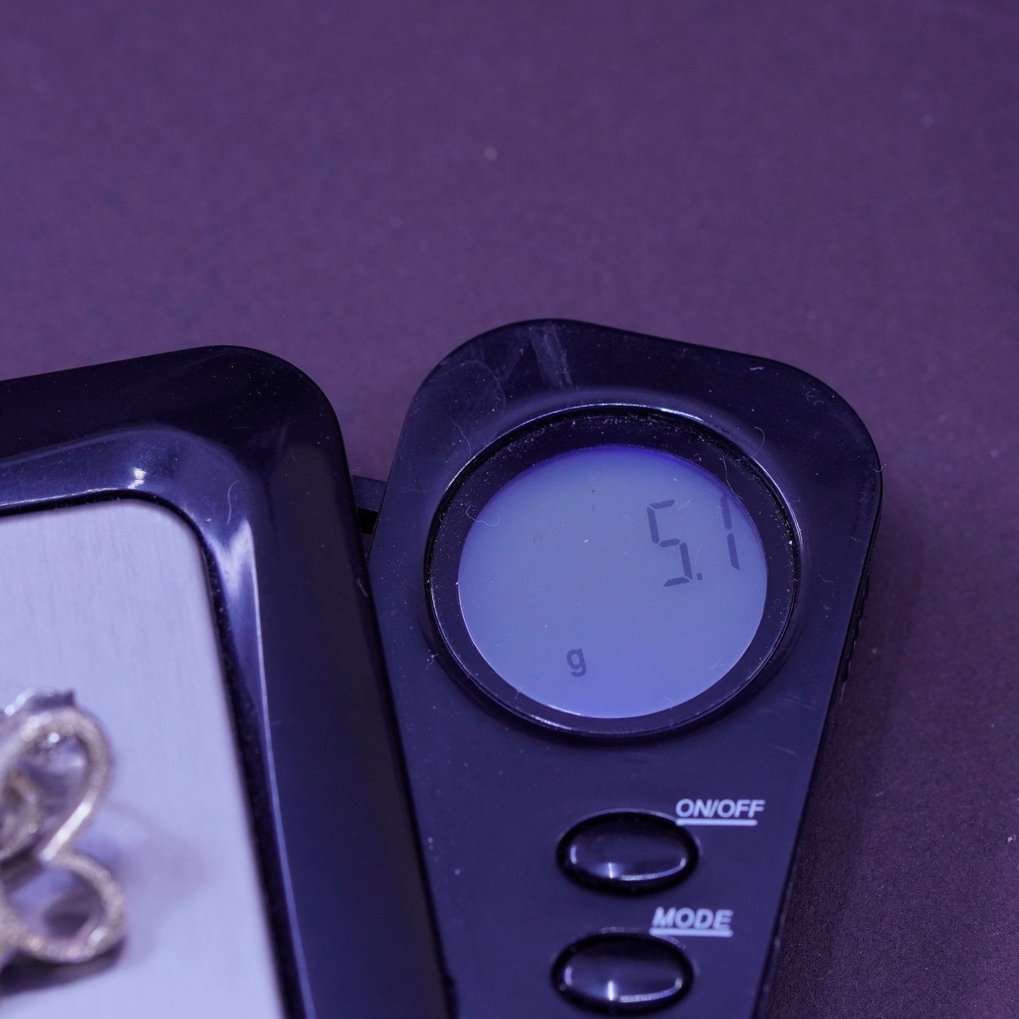 Vintage Sterling 925 silver handmade earrings, glittering studs