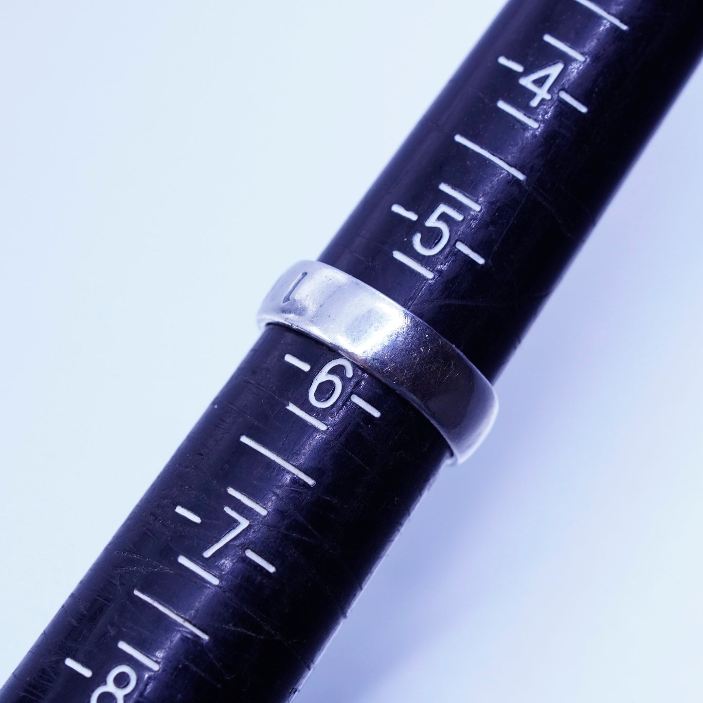 Size 5.5, DVB Sterling 925 silver ring, 13:4 love is kind love is patient band