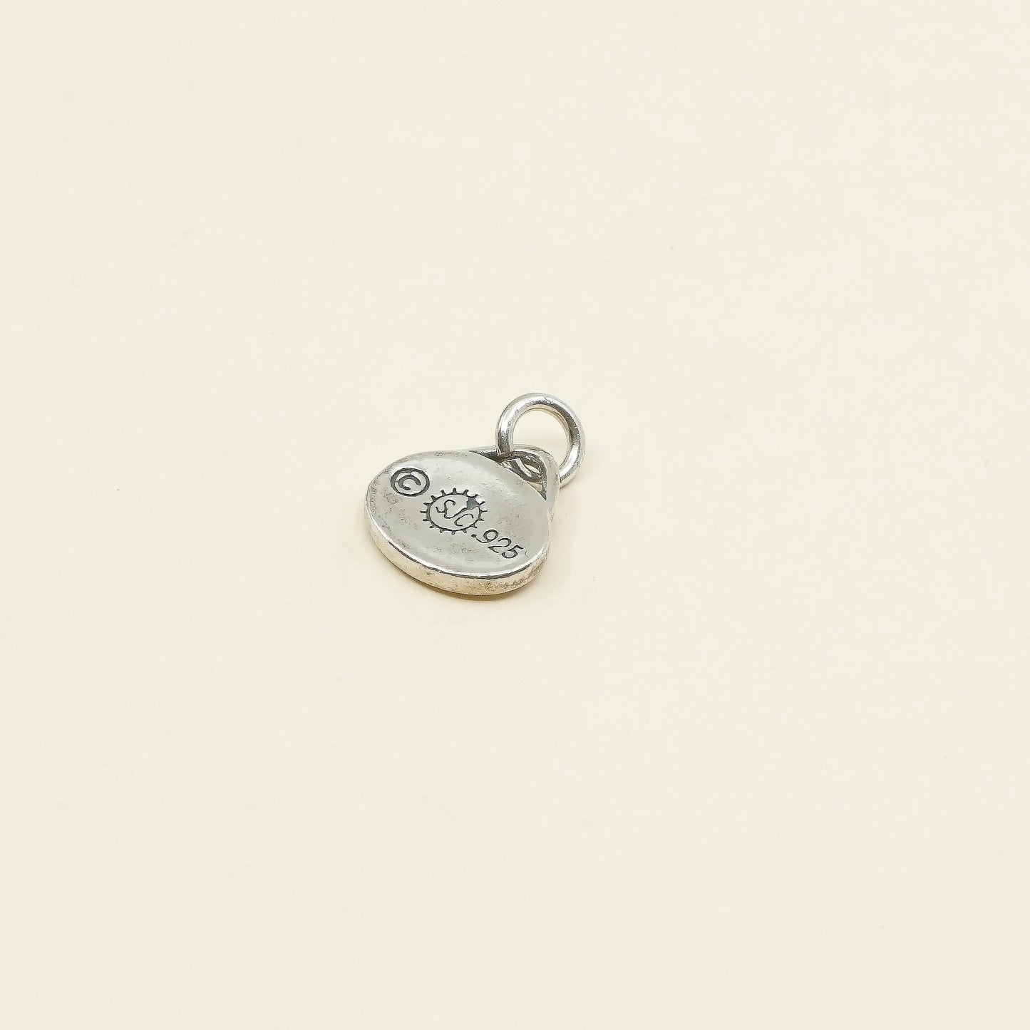 VTG SLC sterling silver handmade pendant,925 tag charm with "dream" engraved