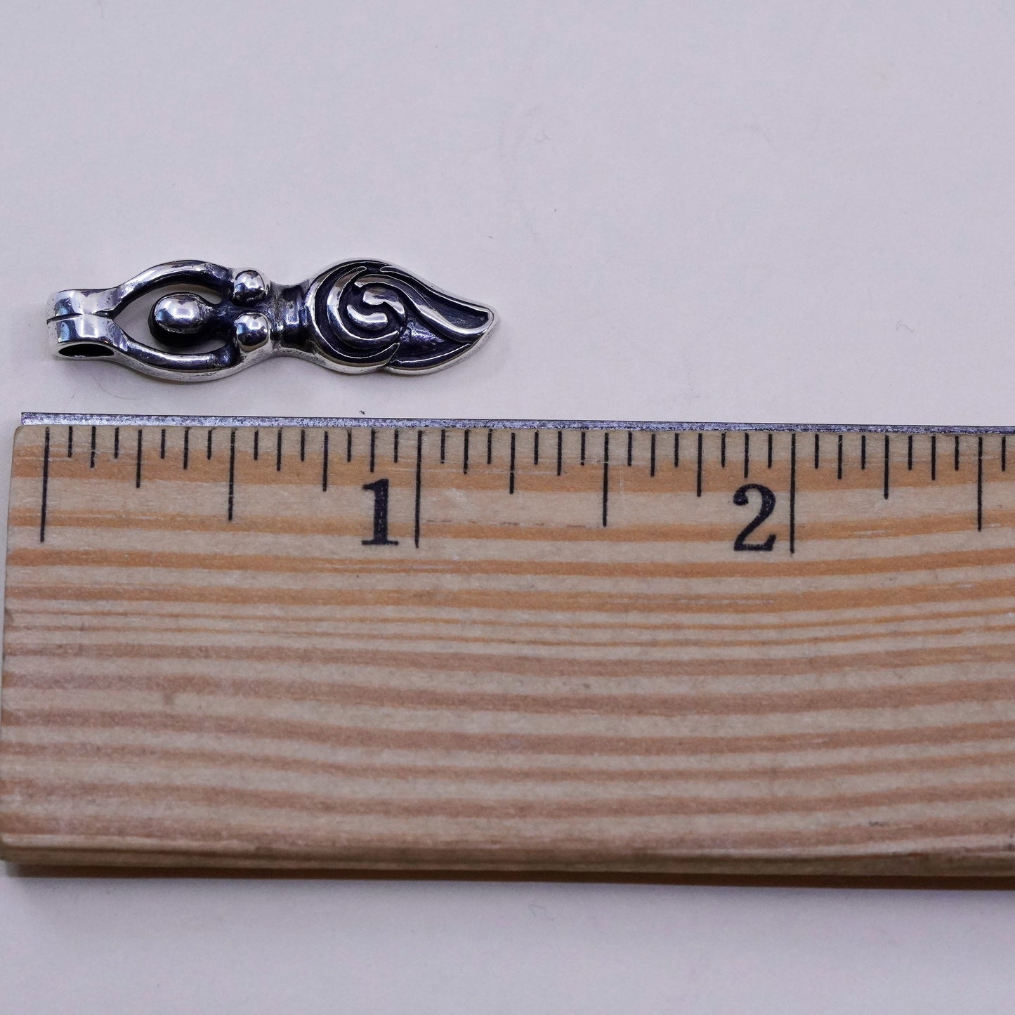 Vintage sterling 925 silver handmade fertility goddess
