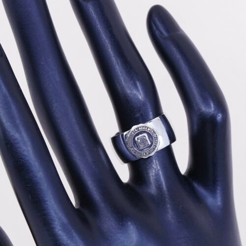 Size 6, Vtg Sterling Silver university of minnesota regents Band Rinv